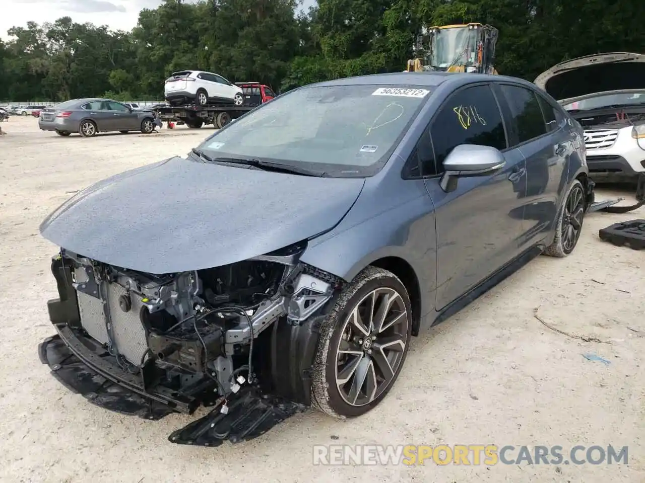 2 Photograph of a damaged car JTDS4MCE8N3500134 TOYOTA COROLLA 2022