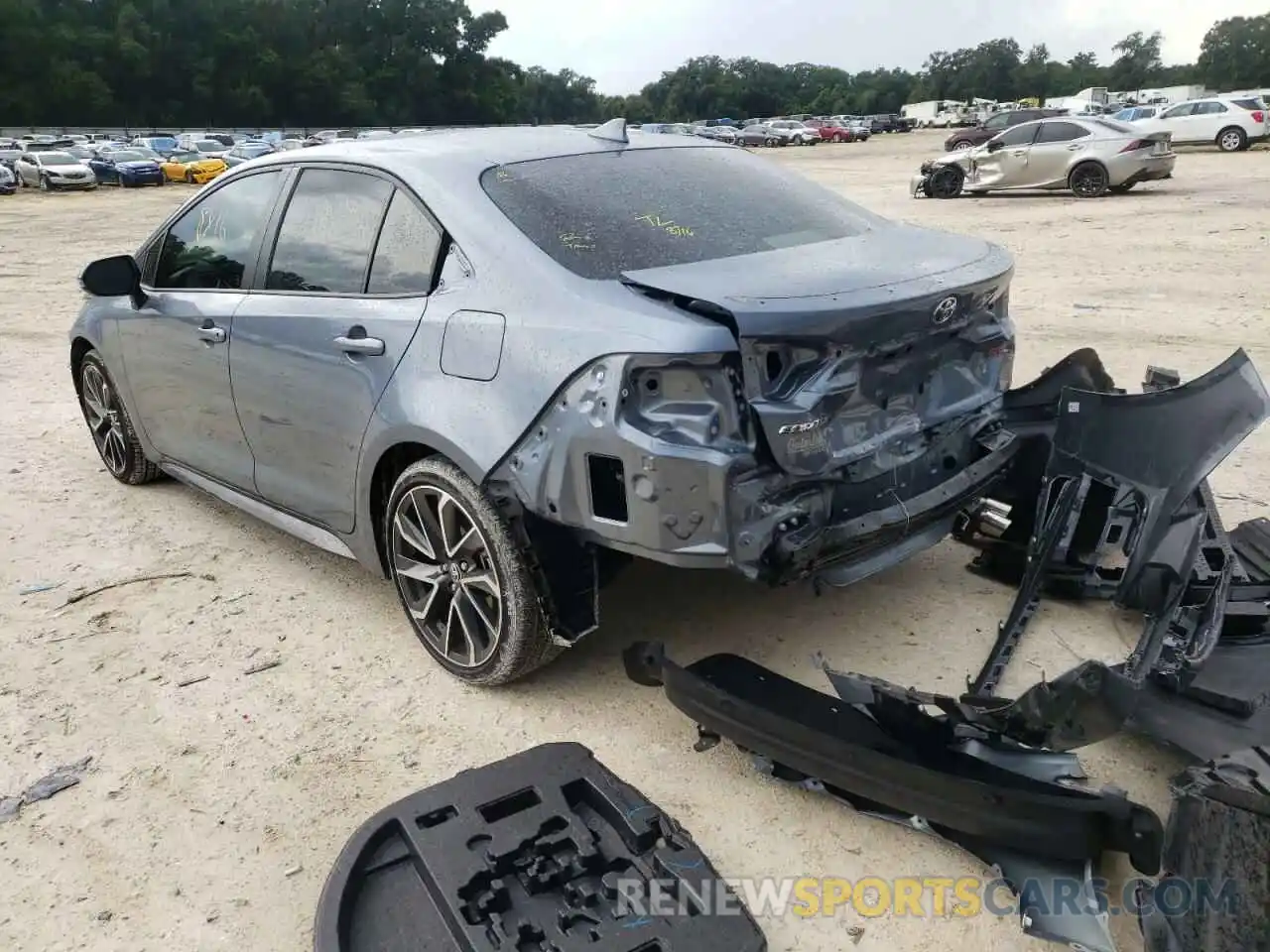 3 Photograph of a damaged car JTDS4MCE8N3500134 TOYOTA COROLLA 2022