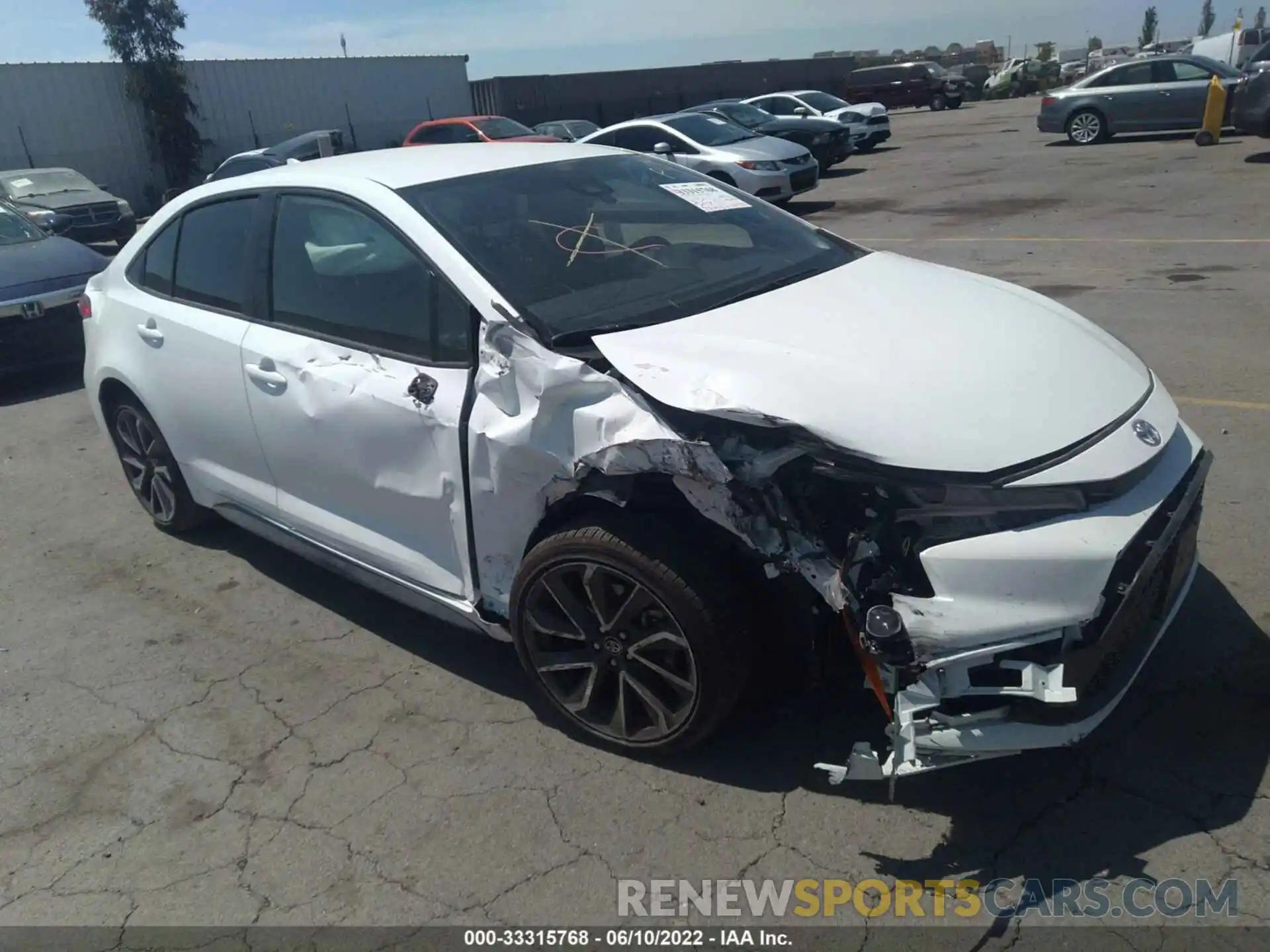 6 Photograph of a damaged car JTDS4MCE8N3501283 TOYOTA COROLLA 2022