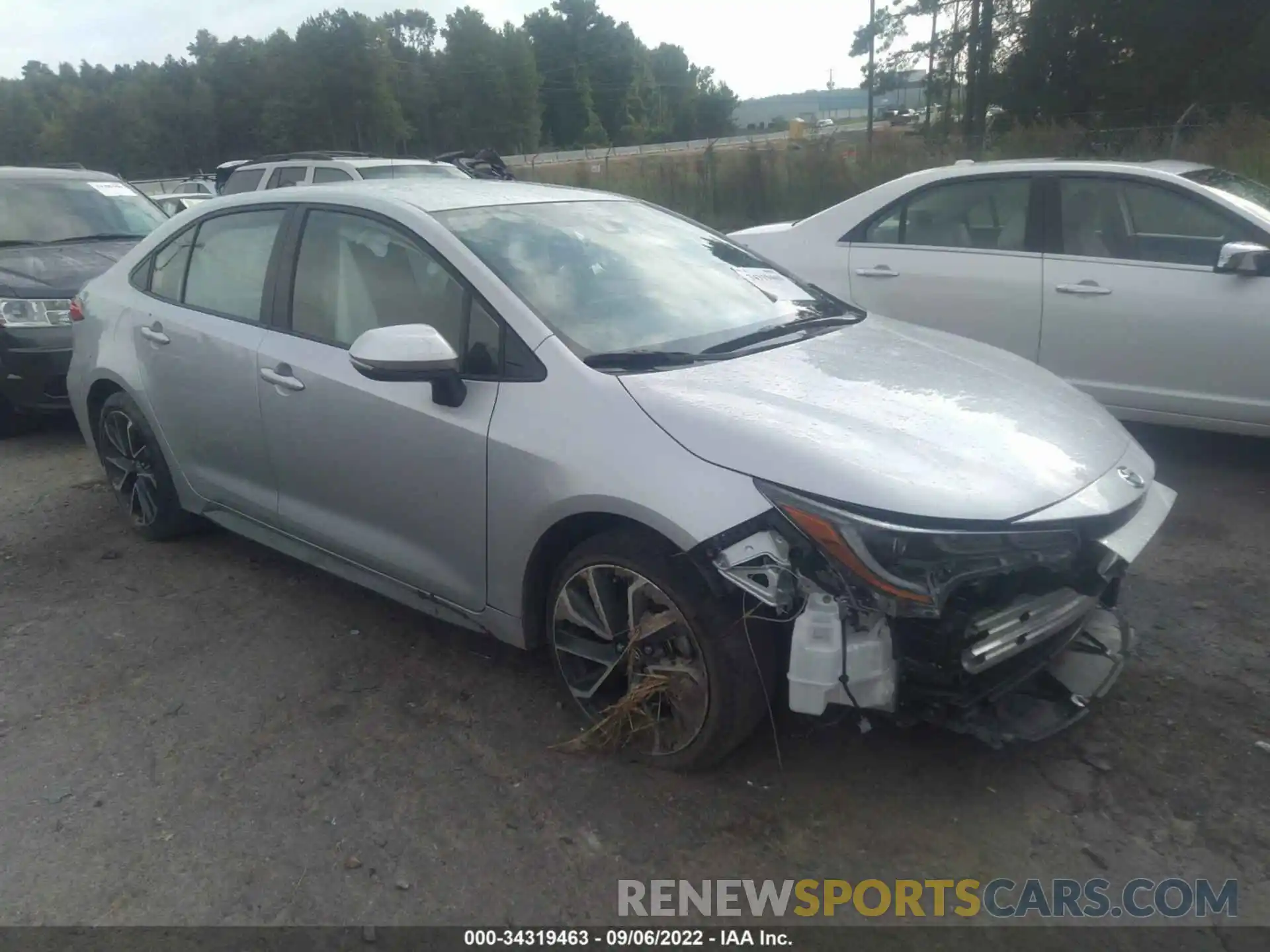 1 Photograph of a damaged car JTDS4MCE8N3506399 TOYOTA COROLLA 2022