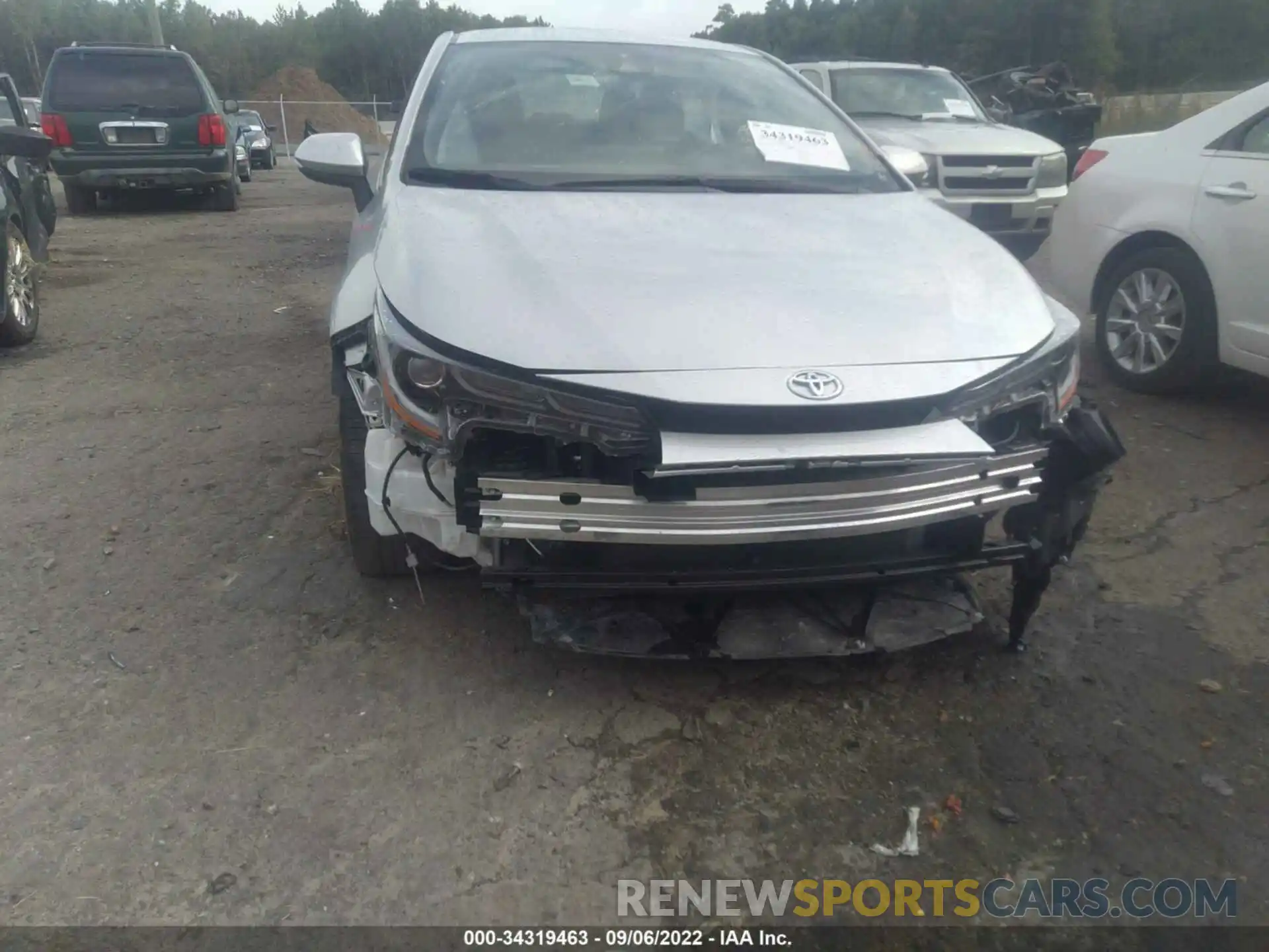 6 Photograph of a damaged car JTDS4MCE8N3506399 TOYOTA COROLLA 2022