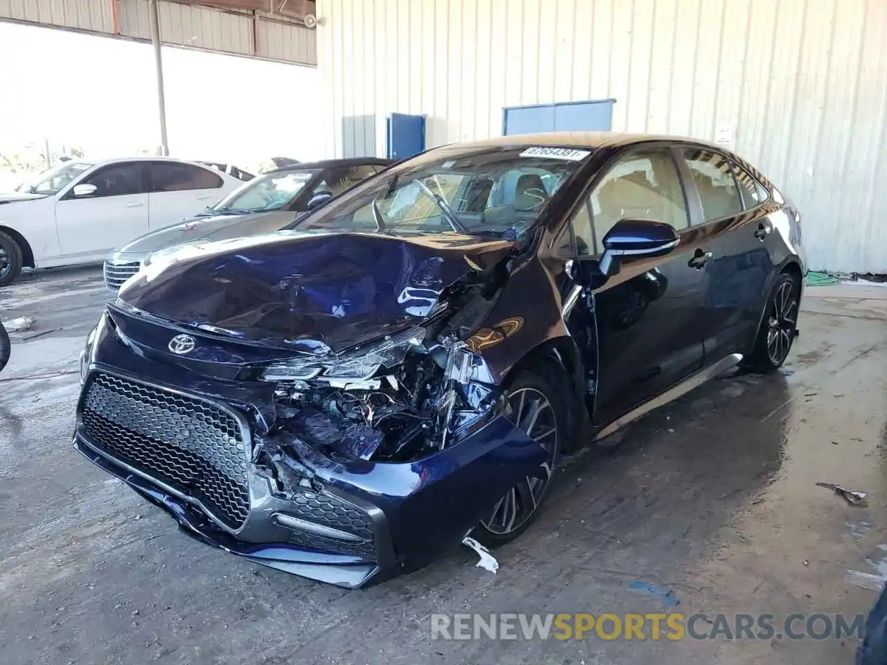 2 Photograph of a damaged car JTDS4MCE8NJ082041 TOYOTA COROLLA 2022