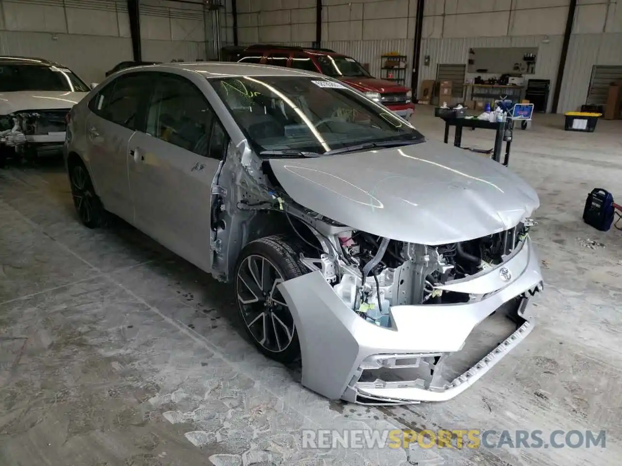 1 Photograph of a damaged car JTDS4MCE8NJ083187 TOYOTA COROLLA 2022