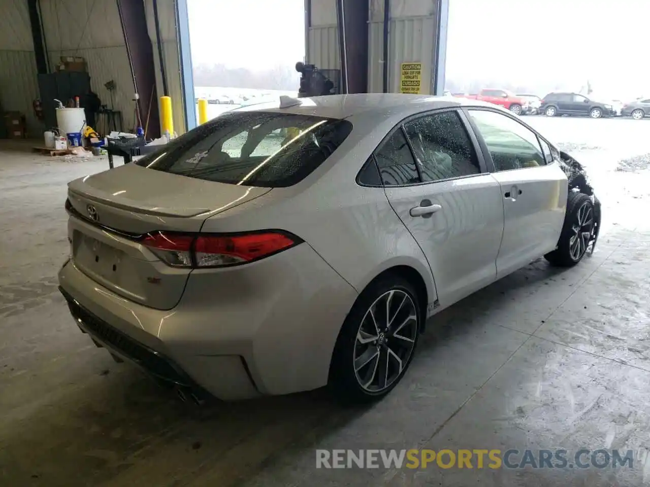 4 Photograph of a damaged car JTDS4MCE8NJ083187 TOYOTA COROLLA 2022