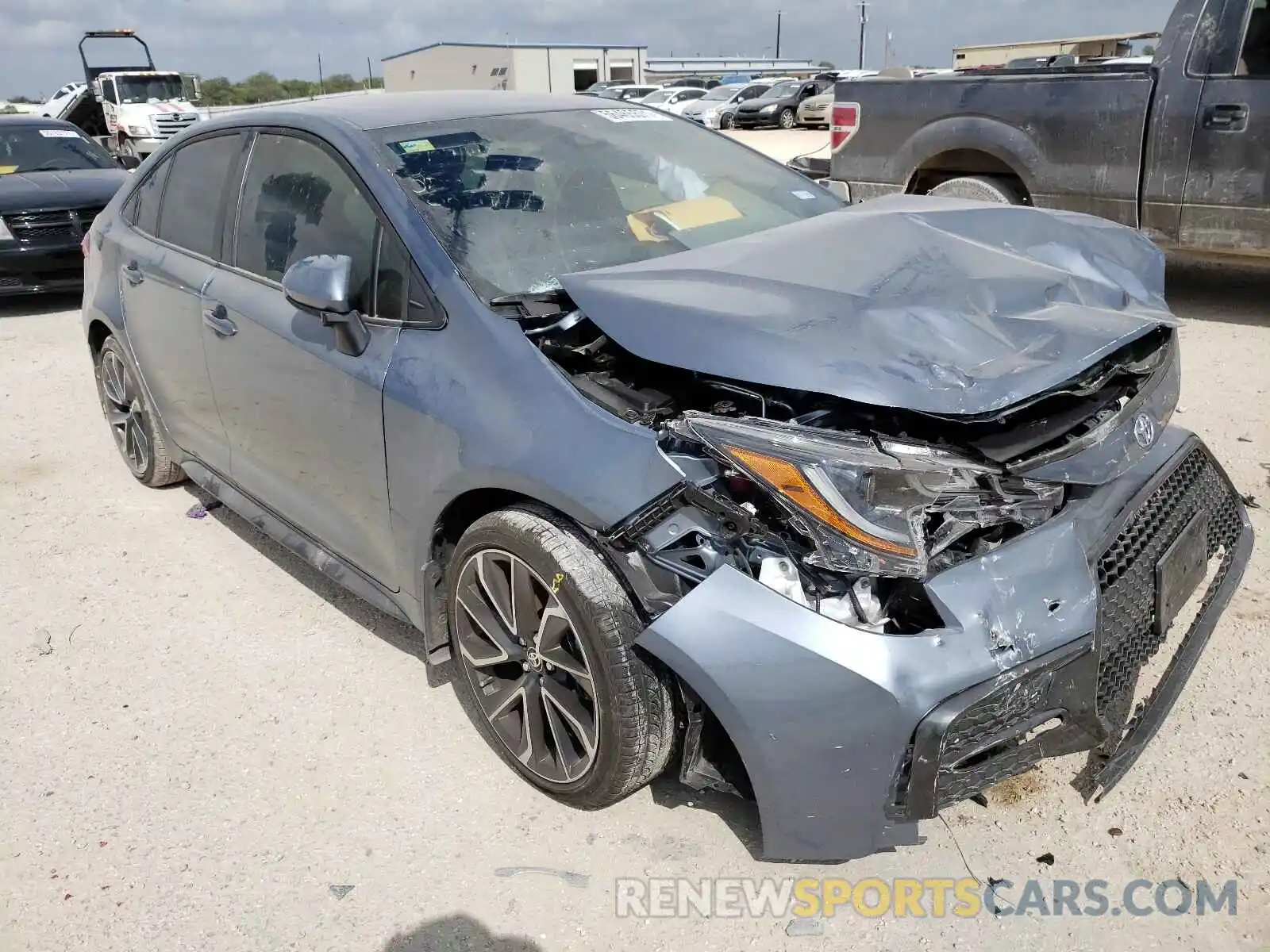 1 Photograph of a damaged car JTDS4MCE8NJ083917 TOYOTA COROLLA 2022