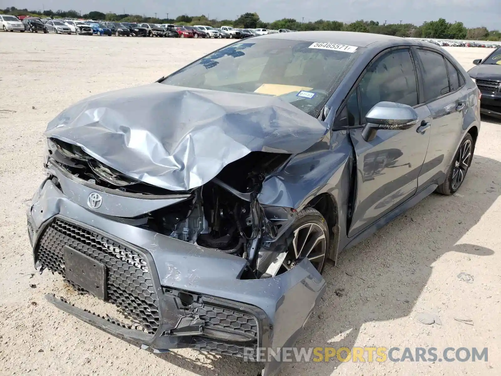 2 Photograph of a damaged car JTDS4MCE8NJ083917 TOYOTA COROLLA 2022