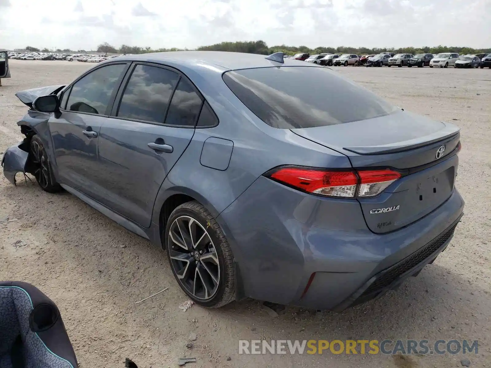 3 Photograph of a damaged car JTDS4MCE8NJ083917 TOYOTA COROLLA 2022