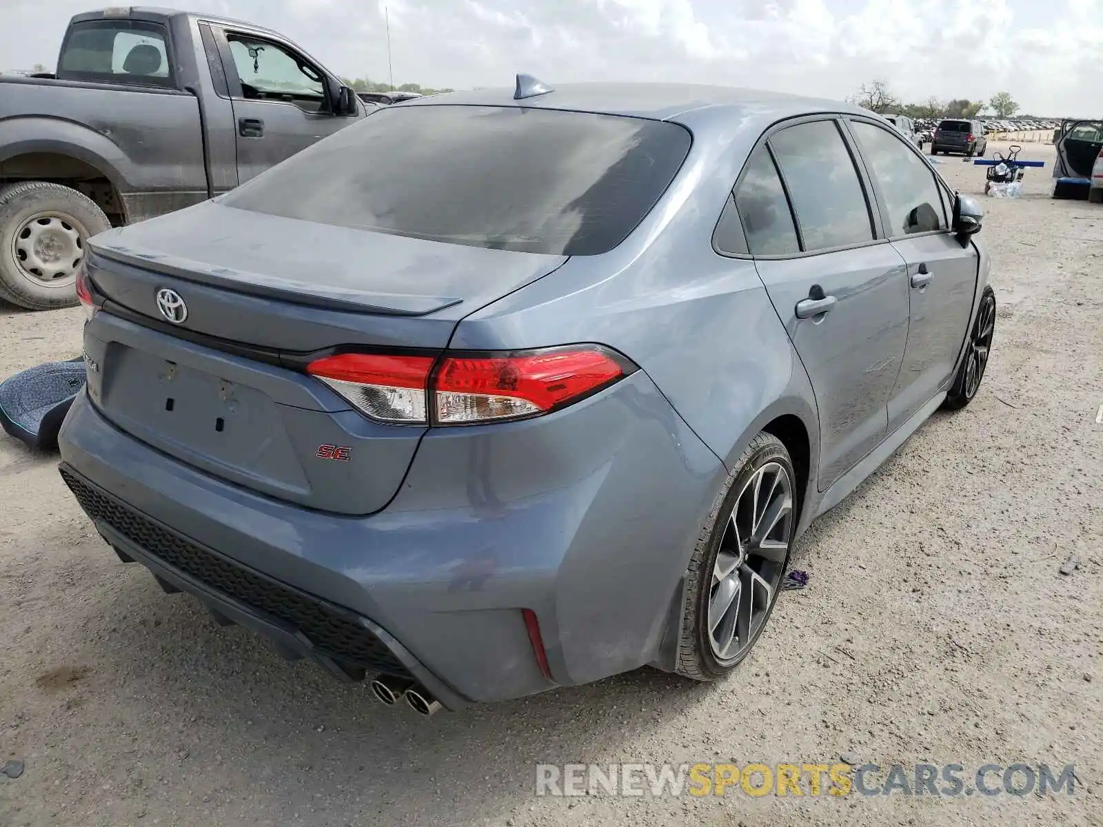 4 Photograph of a damaged car JTDS4MCE8NJ083917 TOYOTA COROLLA 2022