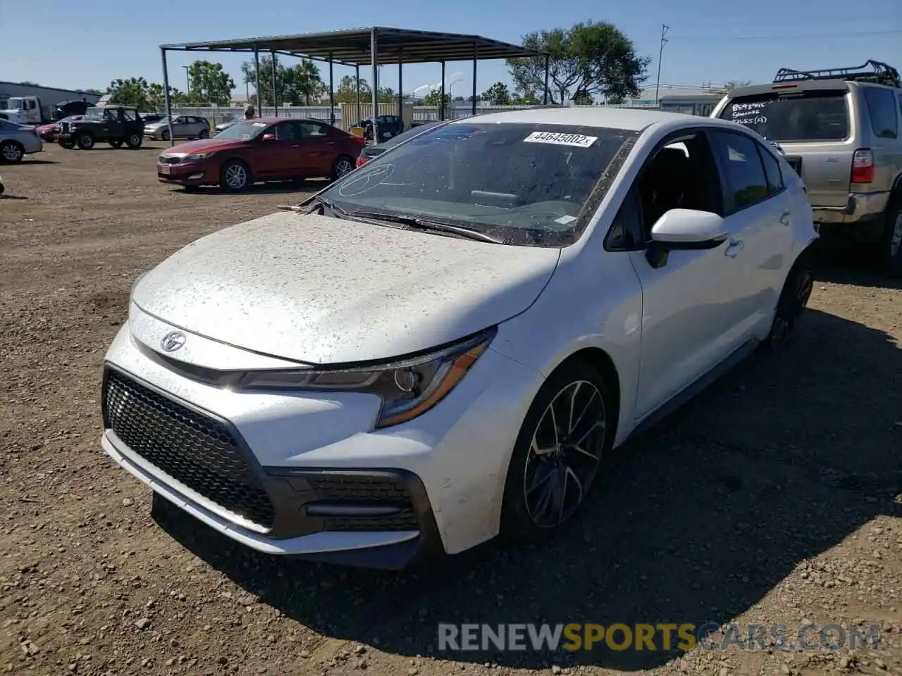 2 Photograph of a damaged car JTDS4MCE8NJ087126 TOYOTA COROLLA 2022