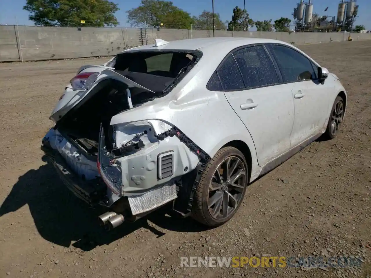 4 Photograph of a damaged car JTDS4MCE8NJ087126 TOYOTA COROLLA 2022