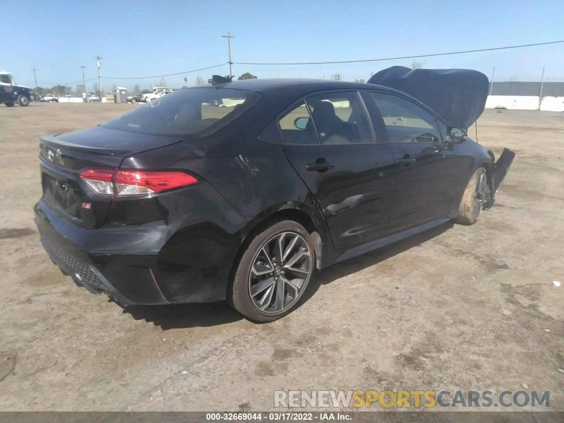 4 Photograph of a damaged car JTDS4MCE8NJ091077 TOYOTA COROLLA 2022