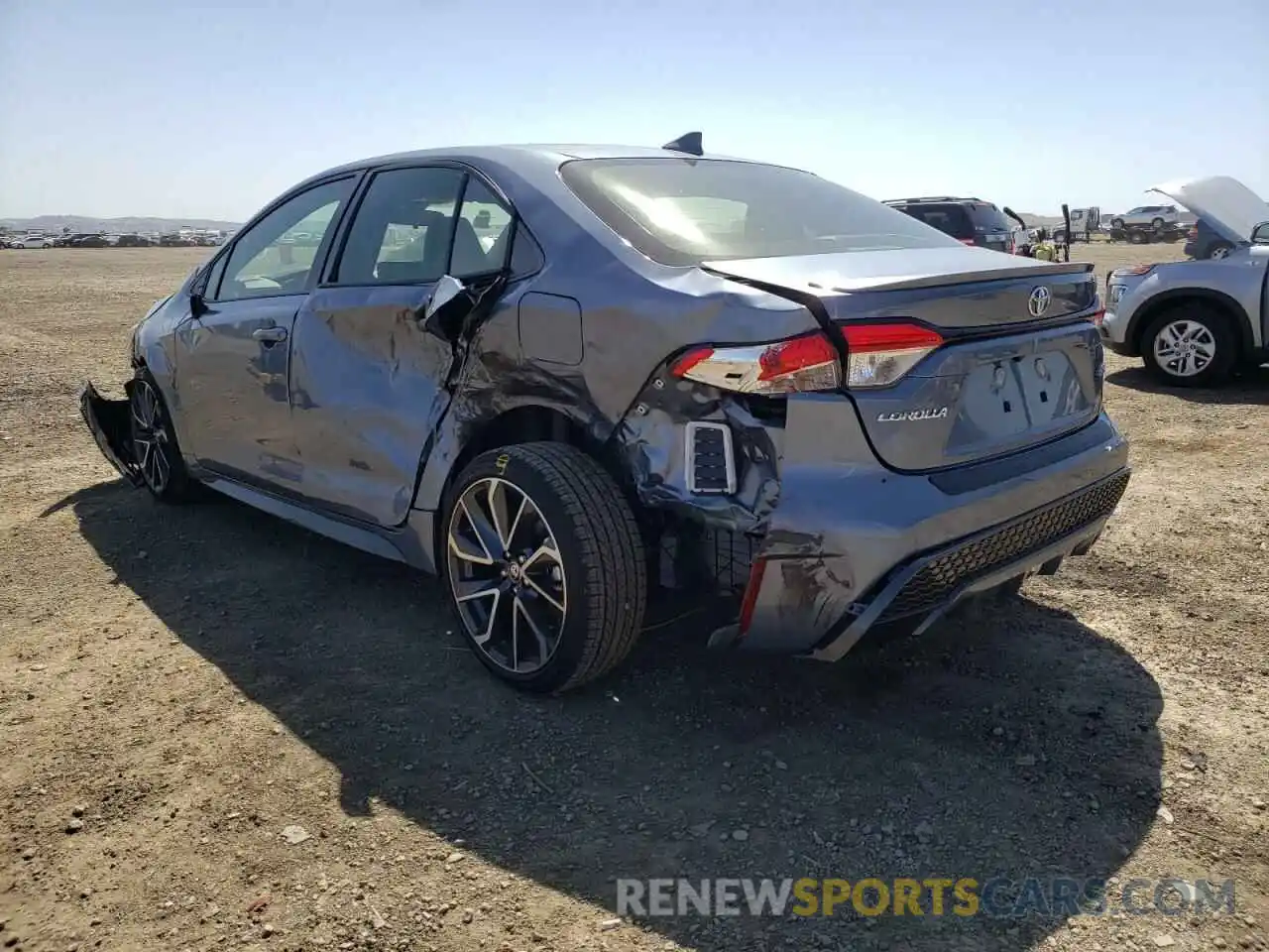 3 Photograph of a damaged car JTDS4MCE9N3506198 TOYOTA COROLLA 2022