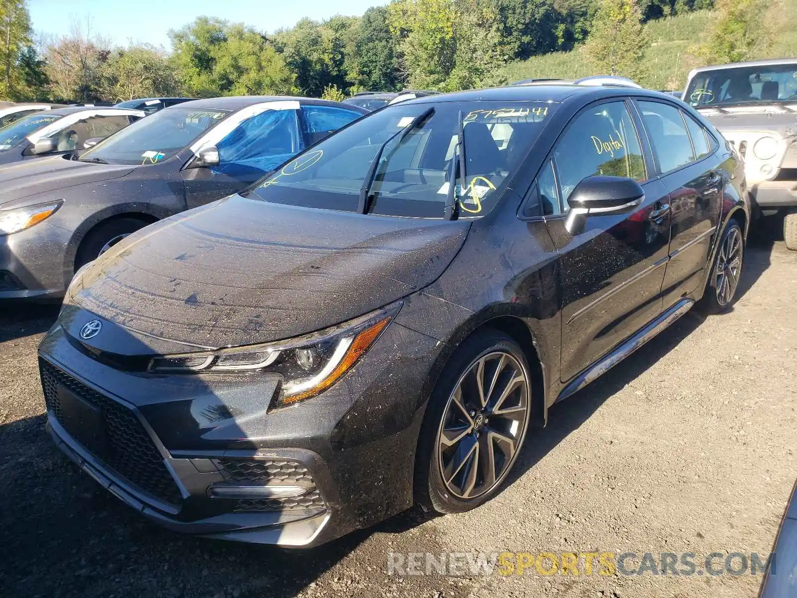 2 Photograph of a damaged car JTDS4MCE9NJ081559 TOYOTA COROLLA 2022