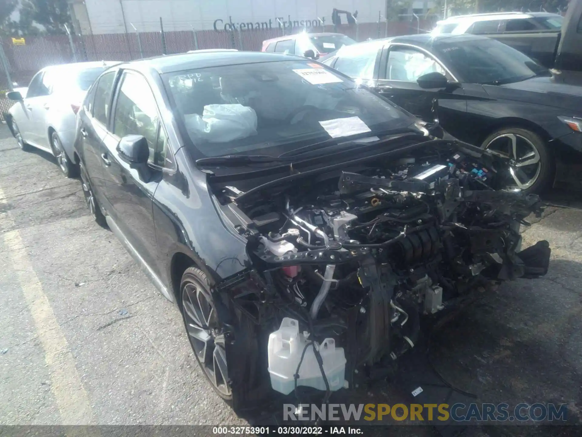 1 Photograph of a damaged car JTDS4MCE9NJ082937 TOYOTA COROLLA 2022