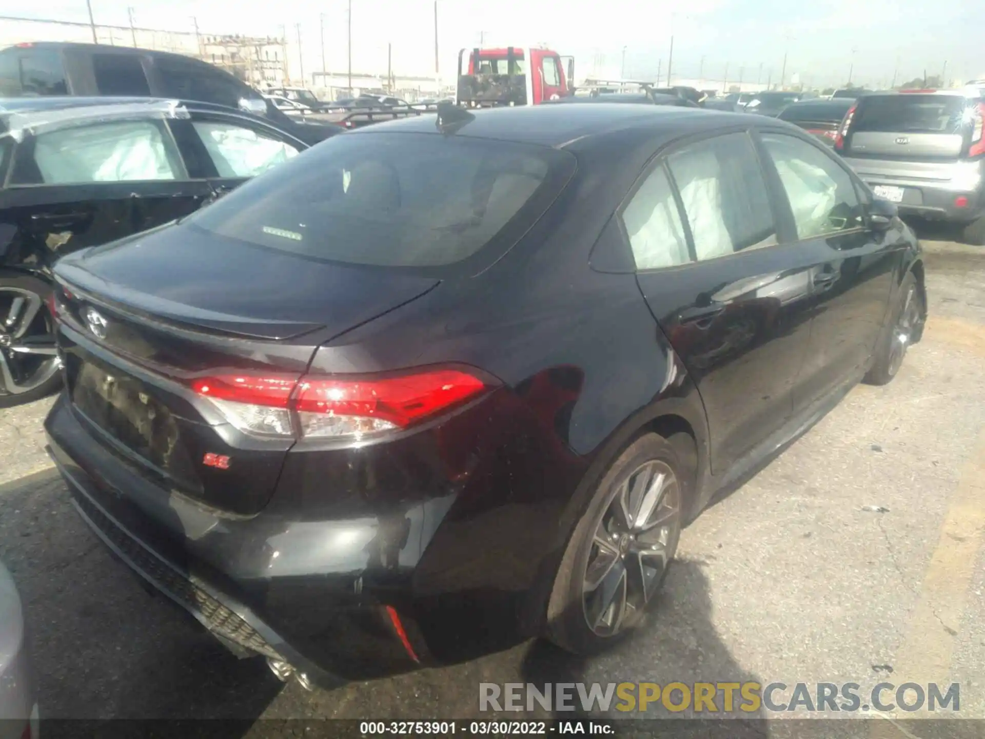 4 Photograph of a damaged car JTDS4MCE9NJ082937 TOYOTA COROLLA 2022