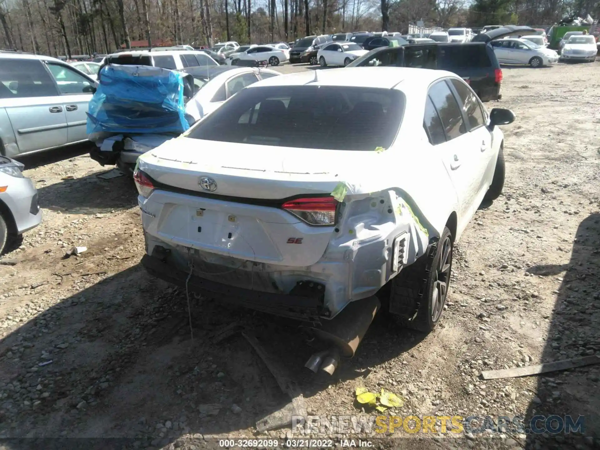 6 Photograph of a damaged car JTDS4MCE9NJ084610 TOYOTA COROLLA 2022