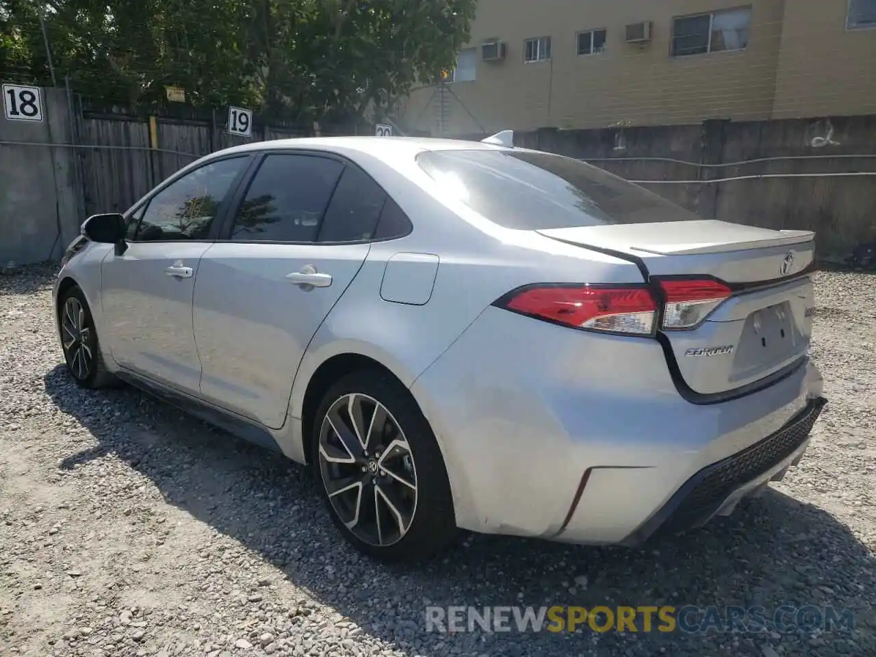 3 Photograph of a damaged car JTDS4MCE9NJ086373 TOYOTA COROLLA 2022