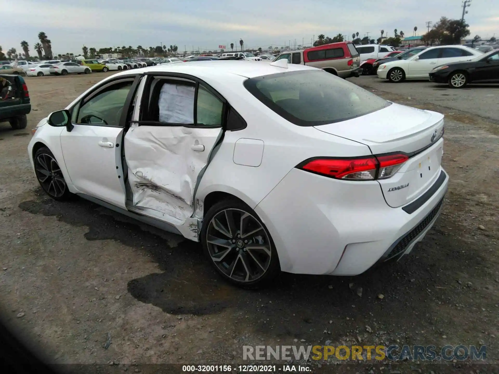 3 Photograph of a damaged car JTDS4MCE9NJ089936 TOYOTA COROLLA 2022