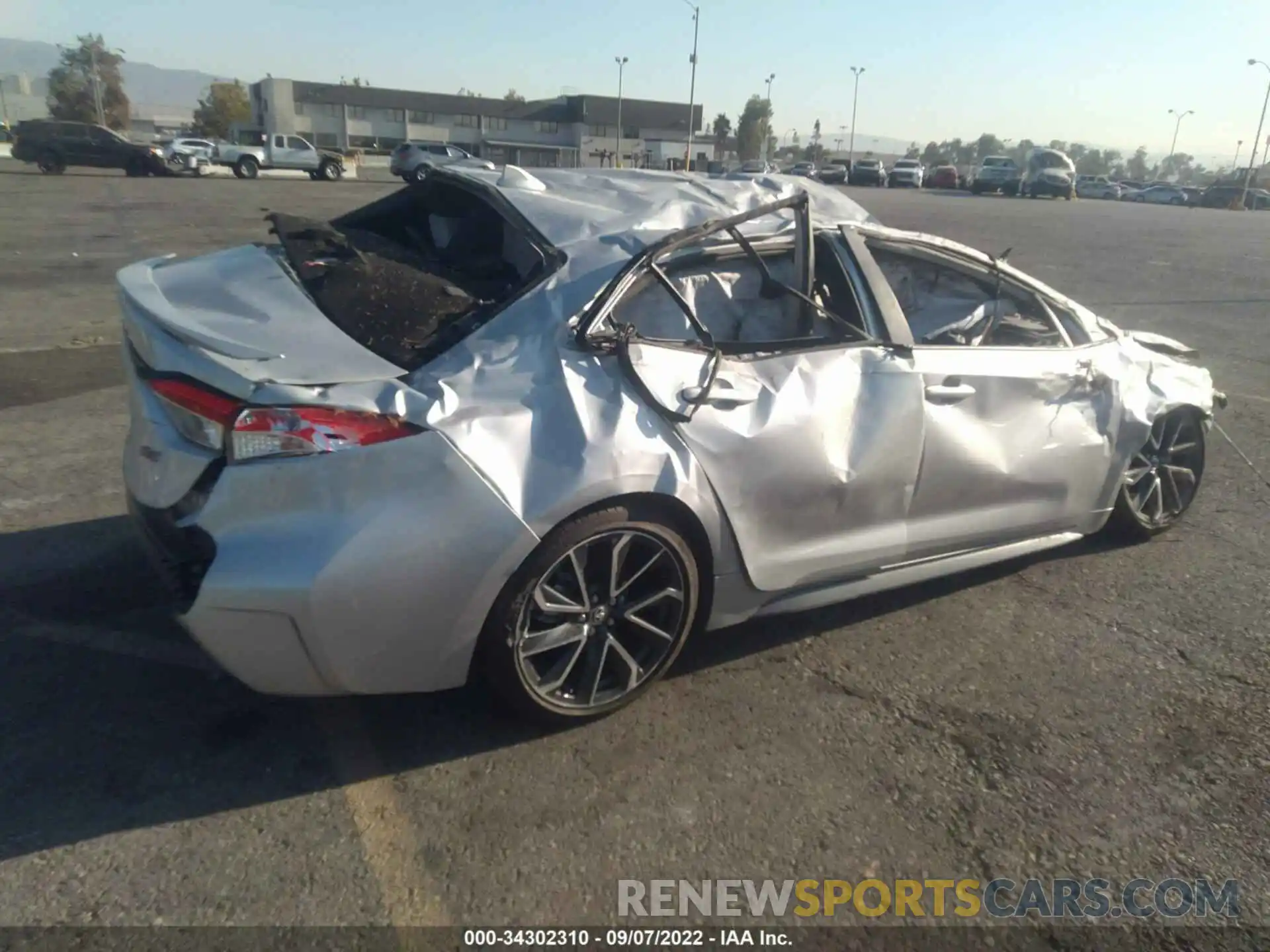 4 Photograph of a damaged car JTDS4MCEXN3509689 TOYOTA COROLLA 2022