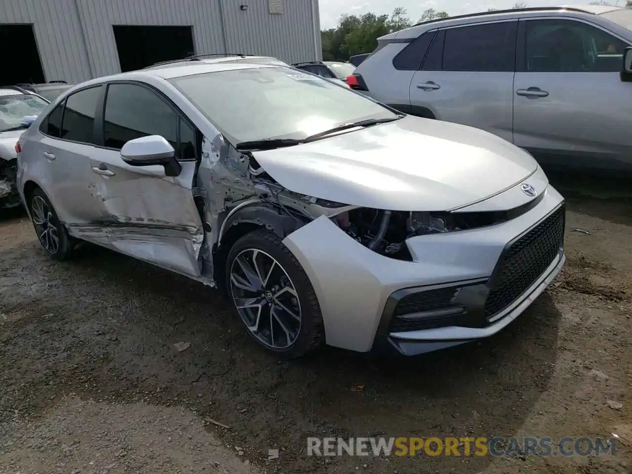 1 Photograph of a damaged car JTDS4MCEXNJ083353 TOYOTA COROLLA 2022