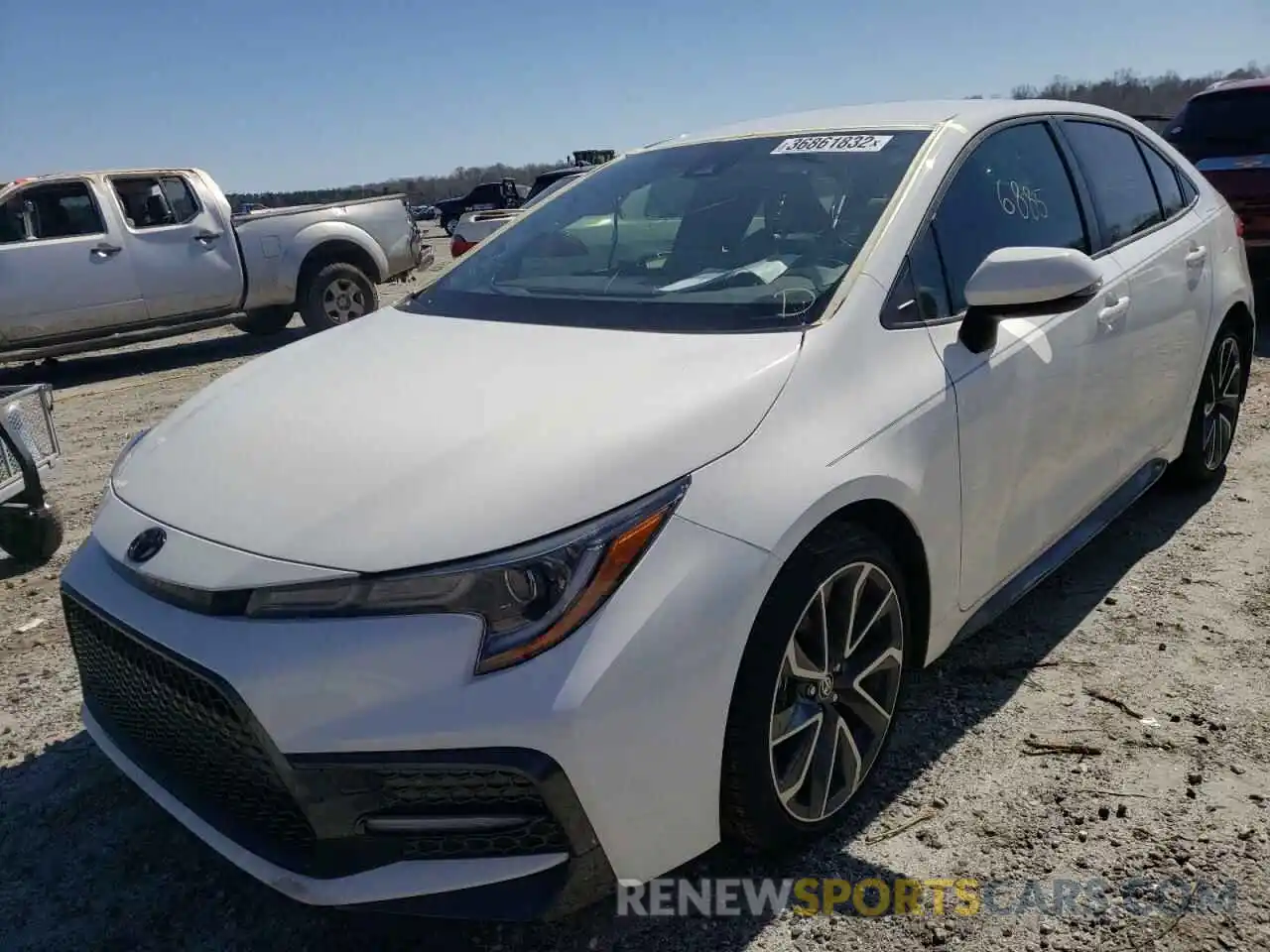 2 Photograph of a damaged car JTDS4MCEXNJ084759 TOYOTA COROLLA 2022