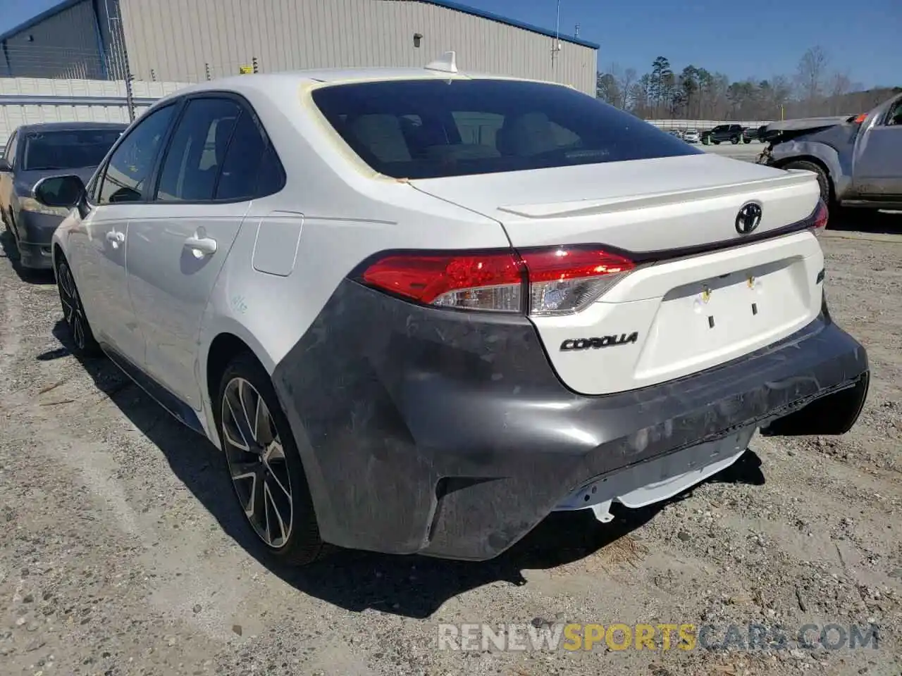 3 Photograph of a damaged car JTDS4MCEXNJ084759 TOYOTA COROLLA 2022