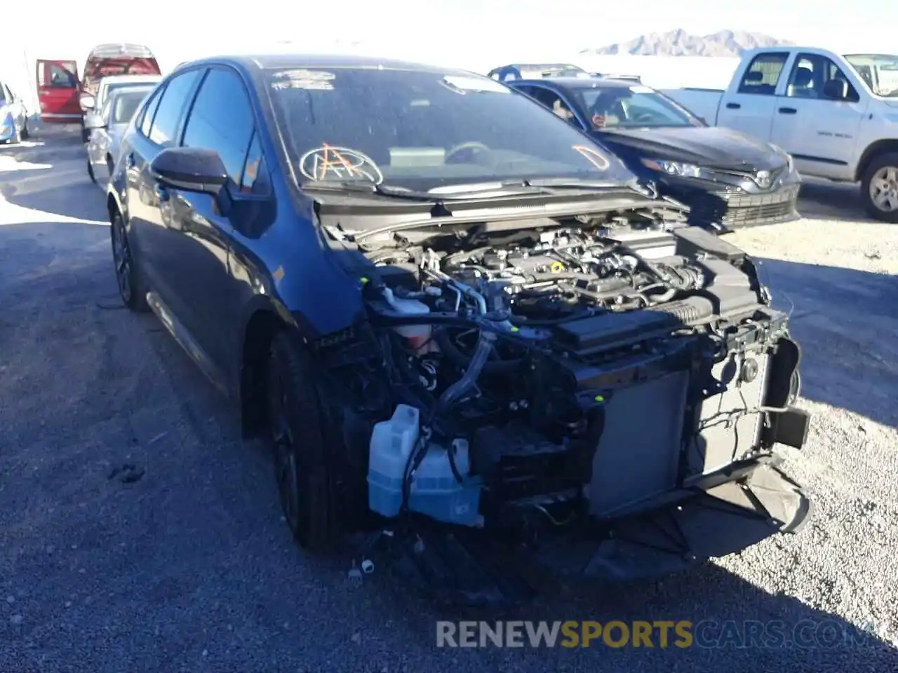 1 Photograph of a damaged car JTDS4MCEXNJ085040 TOYOTA COROLLA 2022