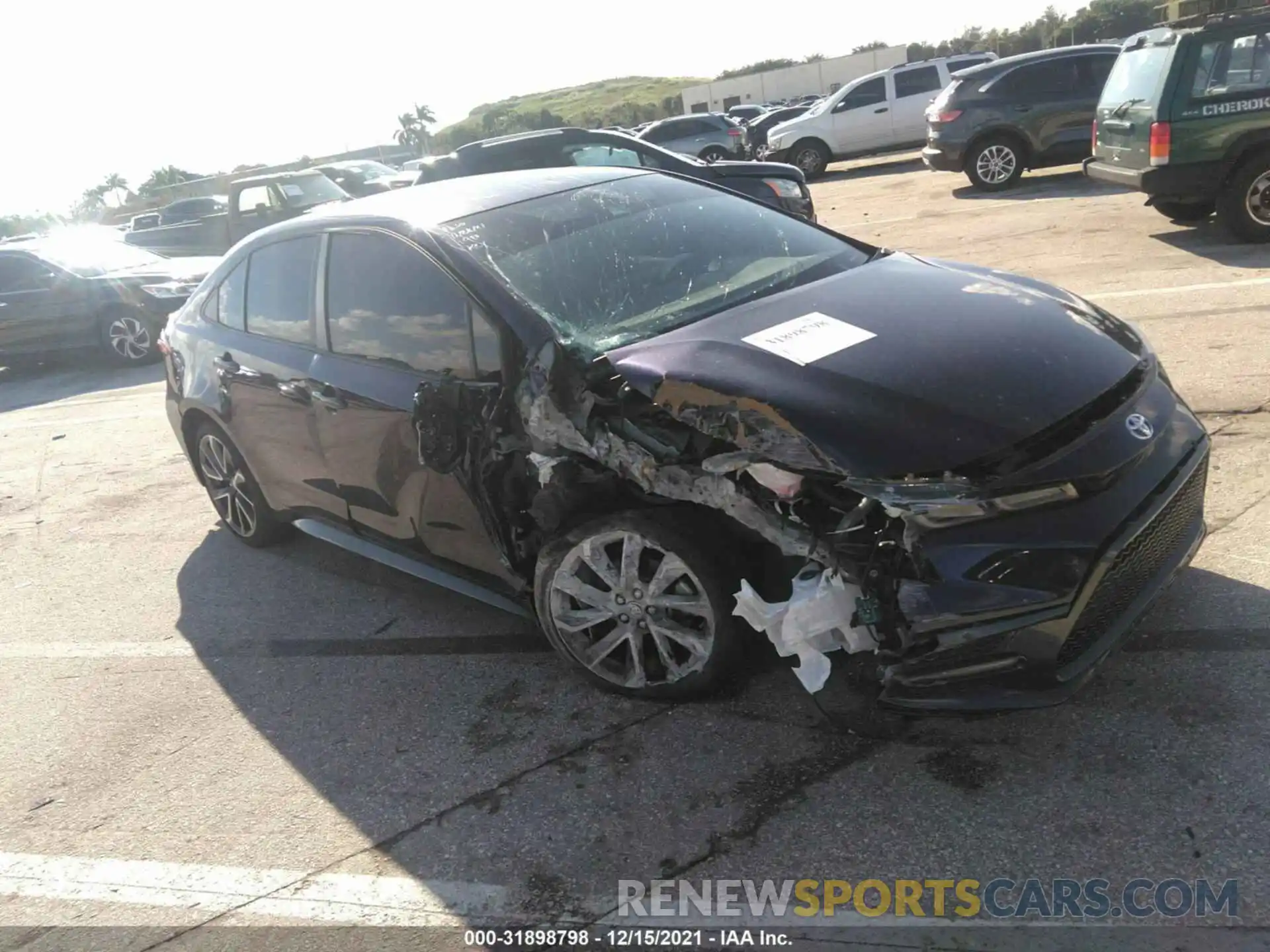 1 Photograph of a damaged car JTDS4MCEXNJ087838 TOYOTA COROLLA 2022