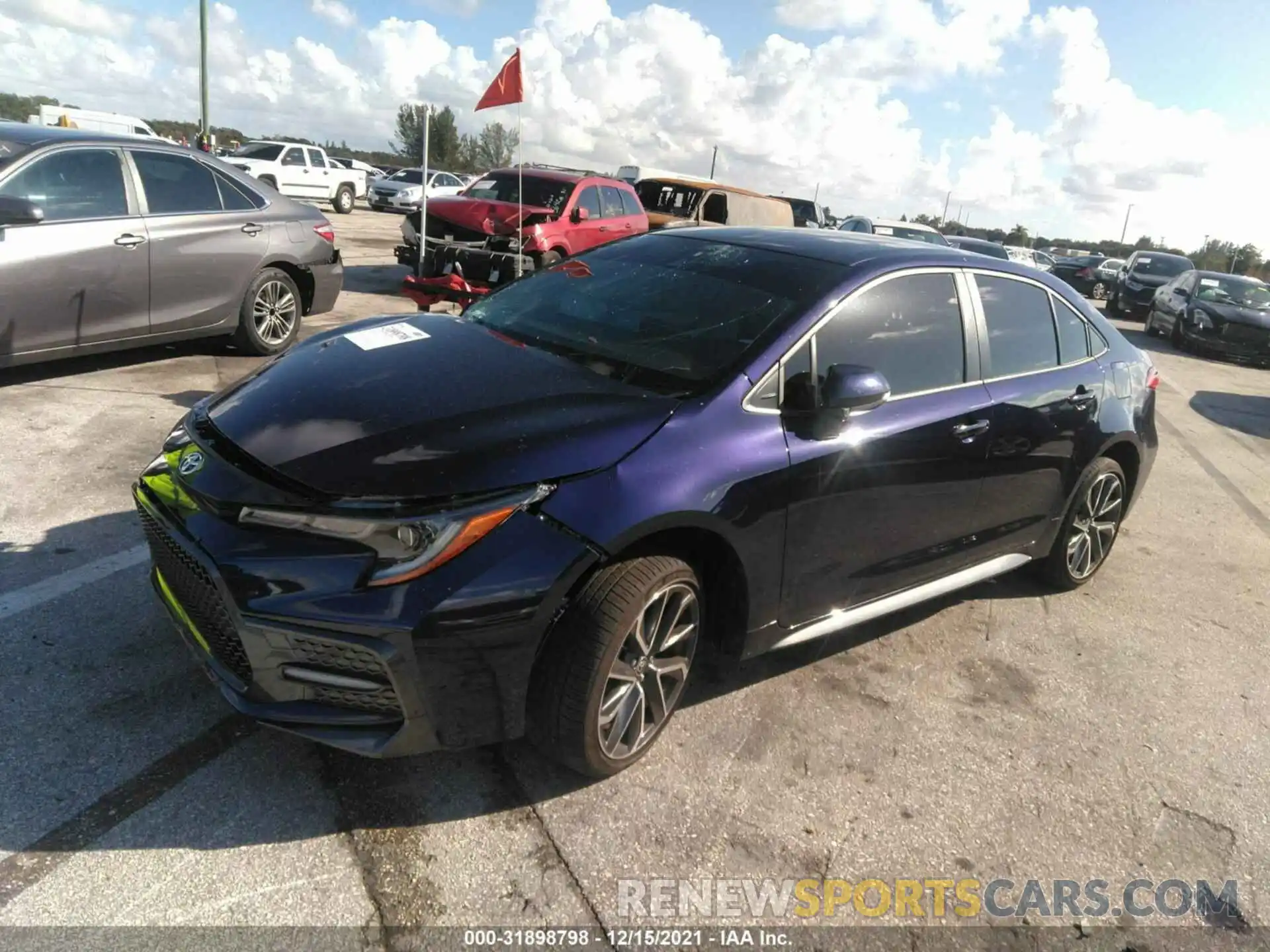 2 Photograph of a damaged car JTDS4MCEXNJ087838 TOYOTA COROLLA 2022