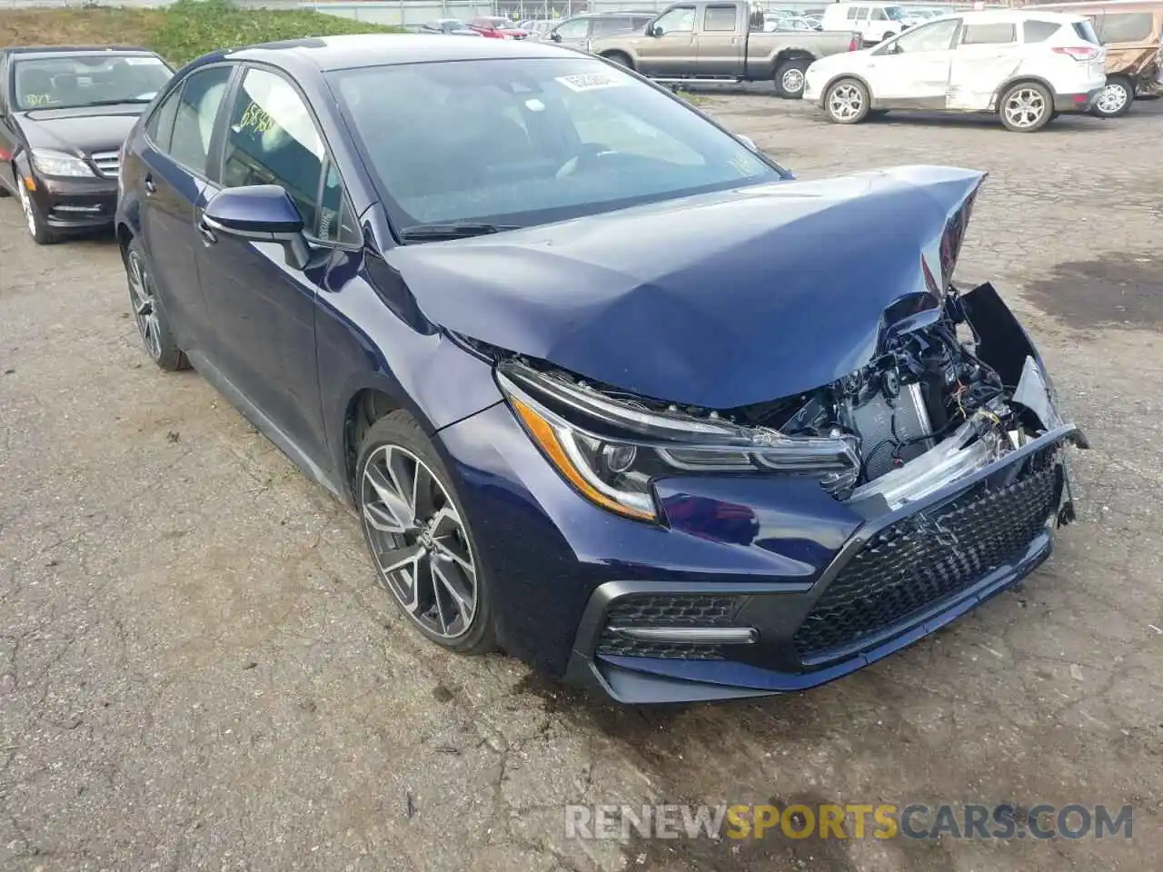 1 Photograph of a damaged car JTDS4MCEXNJ088567 TOYOTA COROLLA 2022