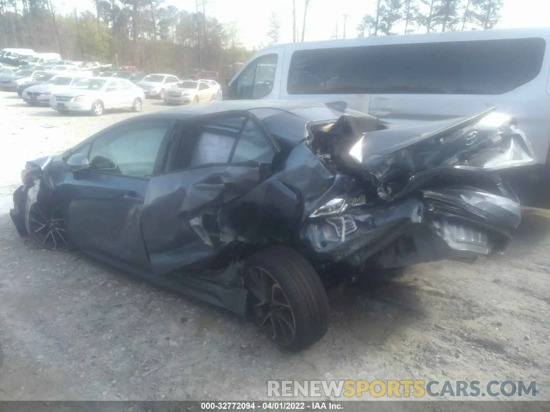 3 Photograph of a damaged car JTDS4MCEXNJ090075 TOYOTA COROLLA 2022