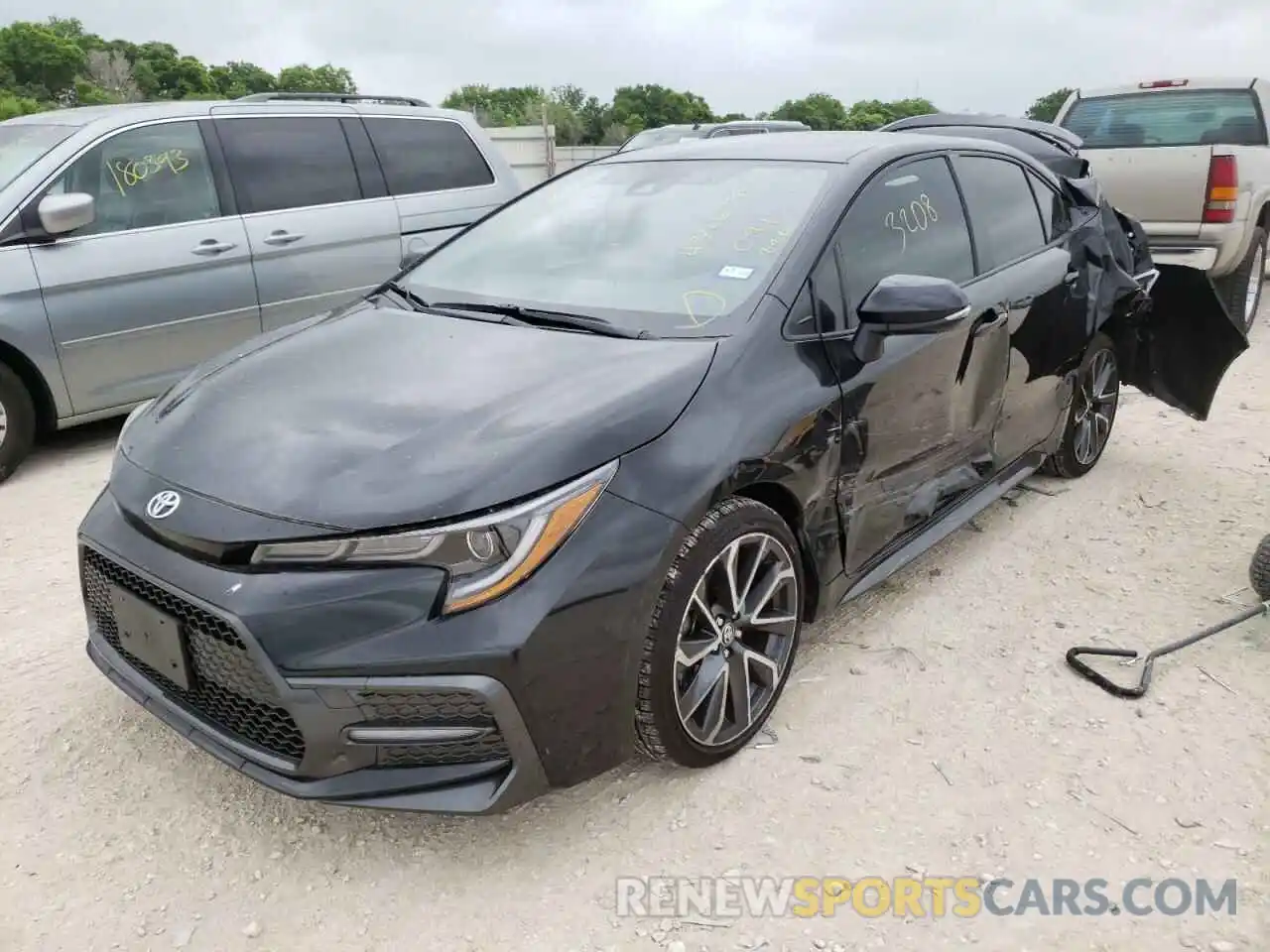 2 Photograph of a damaged car JTDS4MCEXNJ091226 TOYOTA COROLLA 2022