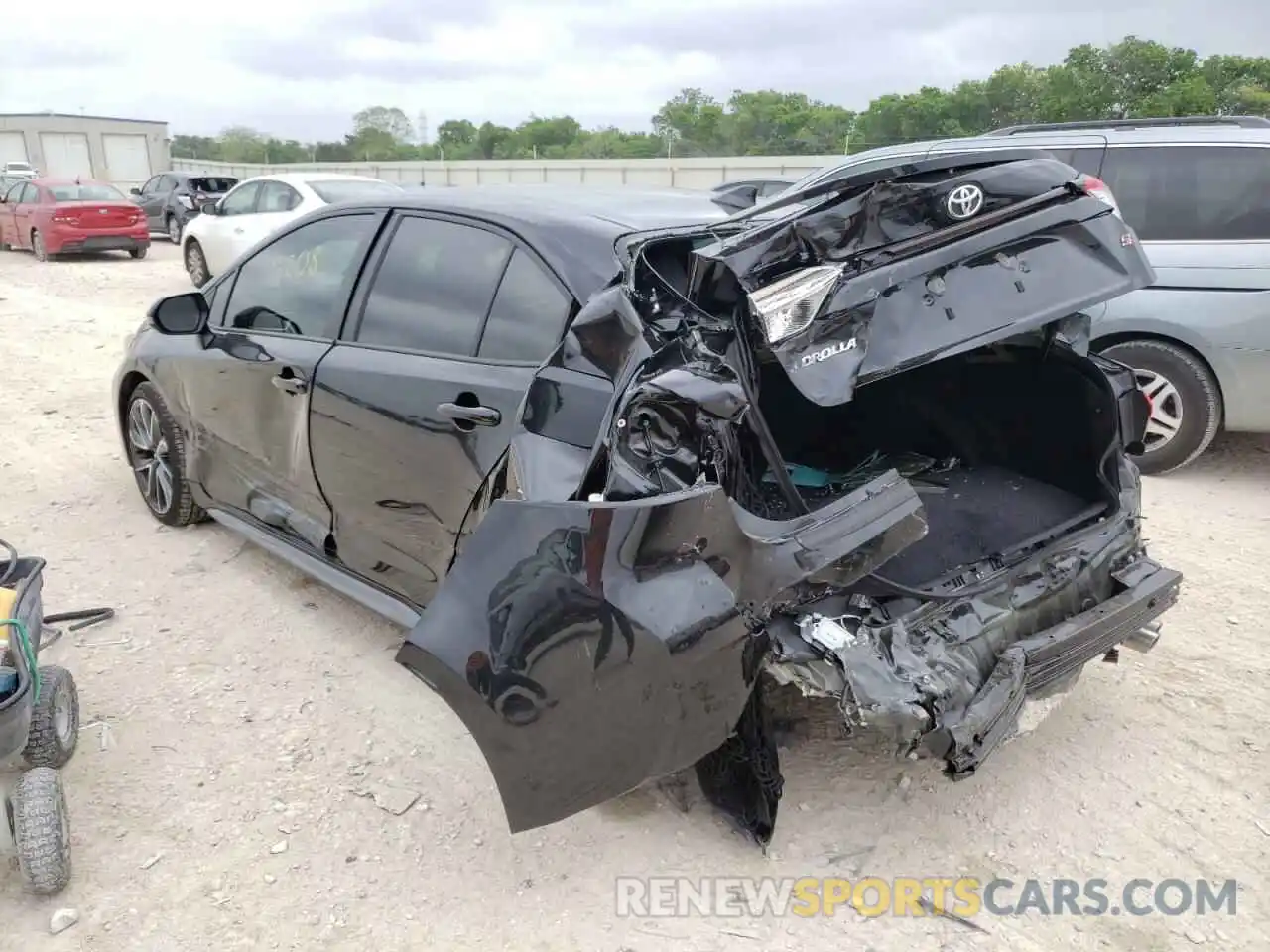 3 Photograph of a damaged car JTDS4MCEXNJ091226 TOYOTA COROLLA 2022