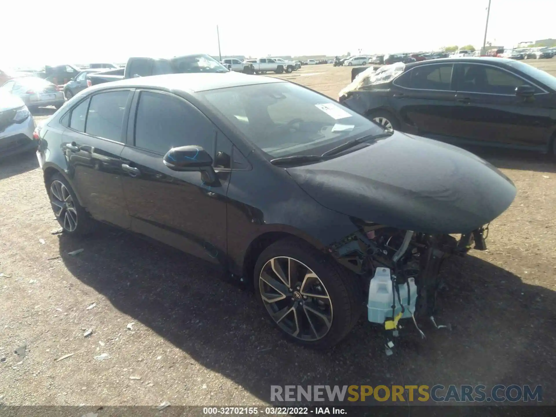 1 Photograph of a damaged car JTDS4MCEXNJ092344 TOYOTA COROLLA 2022