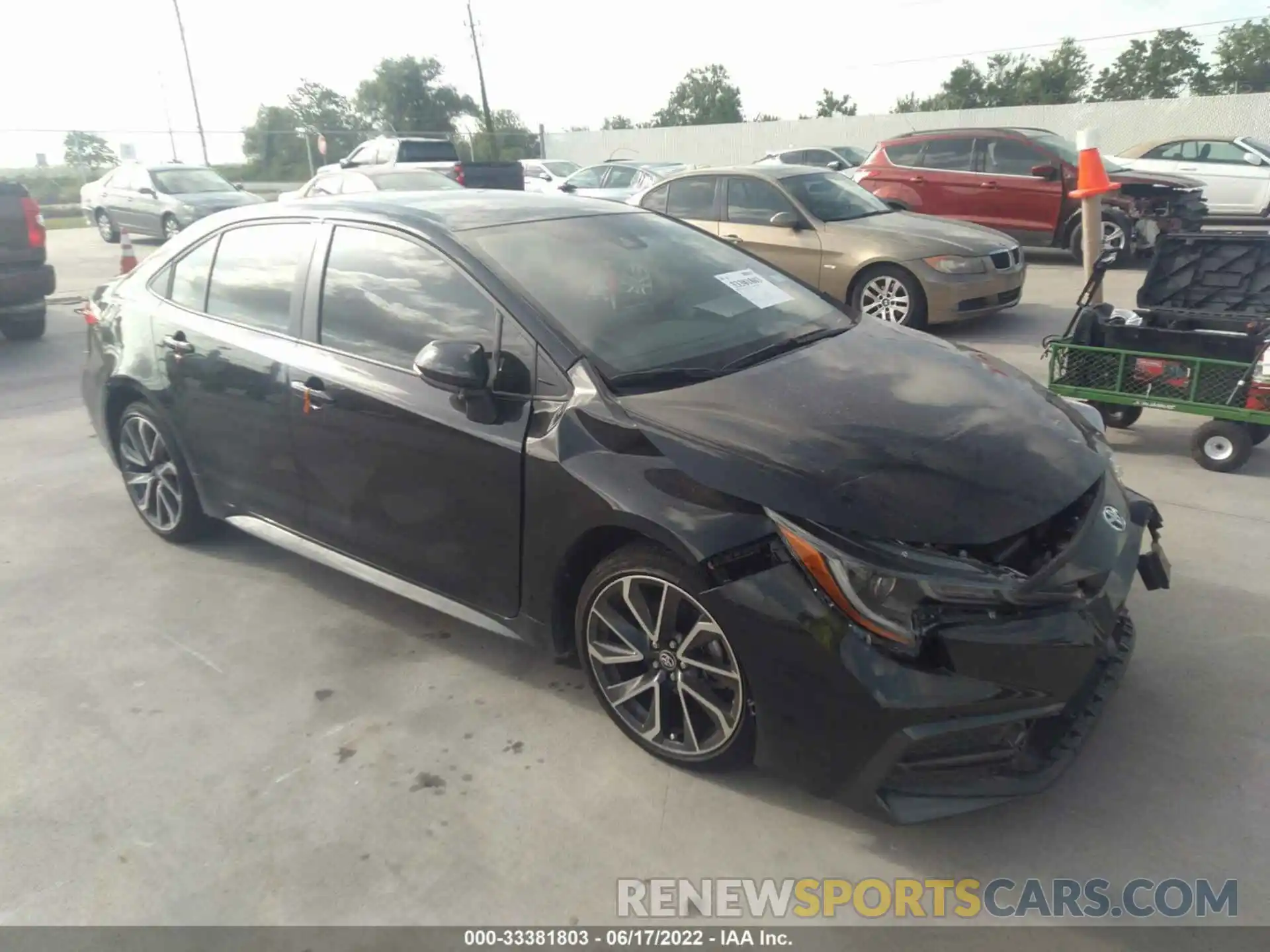 1 Photograph of a damaged car JTDS4MCEXNJ093168 TOYOTA COROLLA 2022