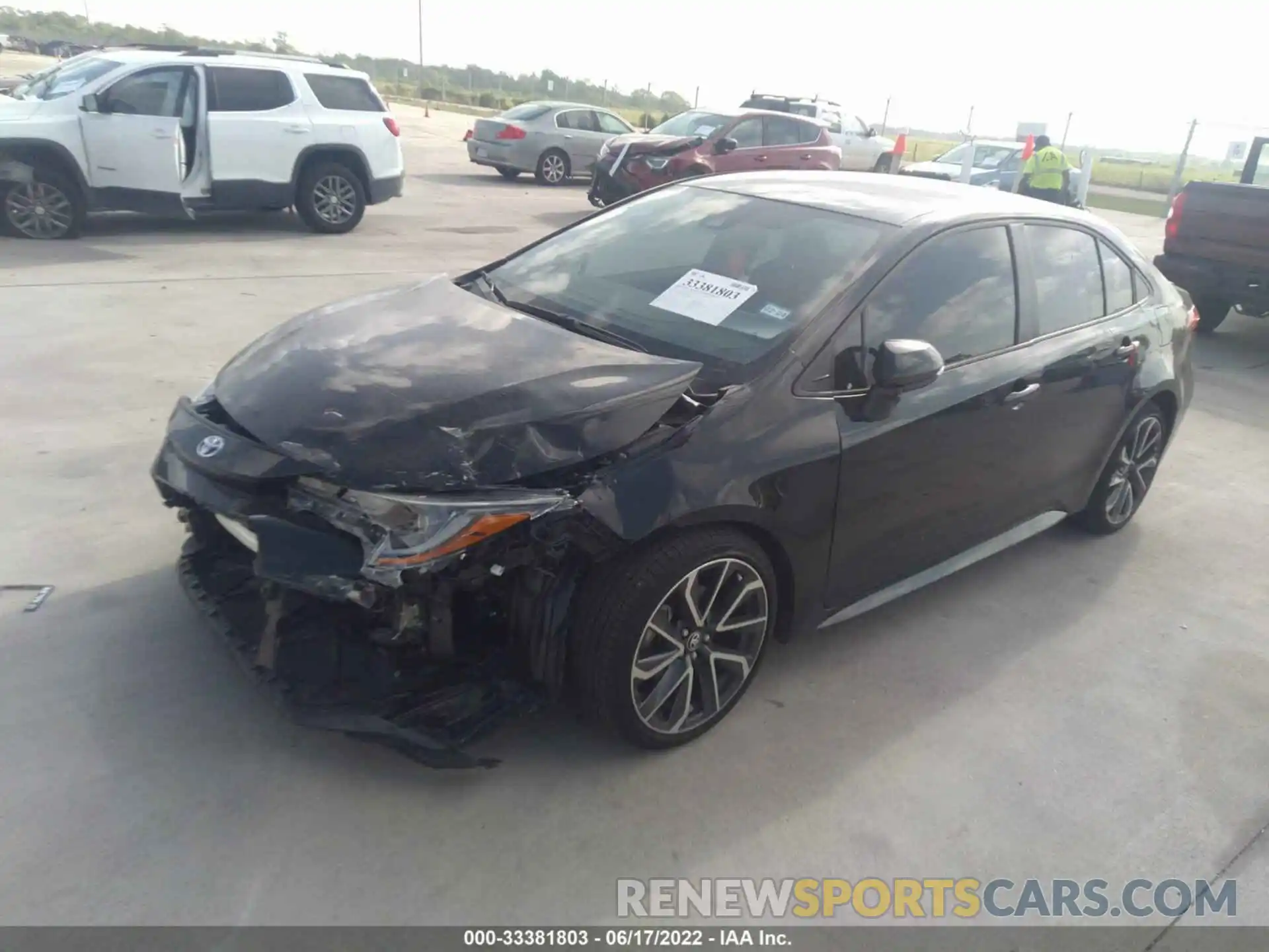 2 Photograph of a damaged car JTDS4MCEXNJ093168 TOYOTA COROLLA 2022