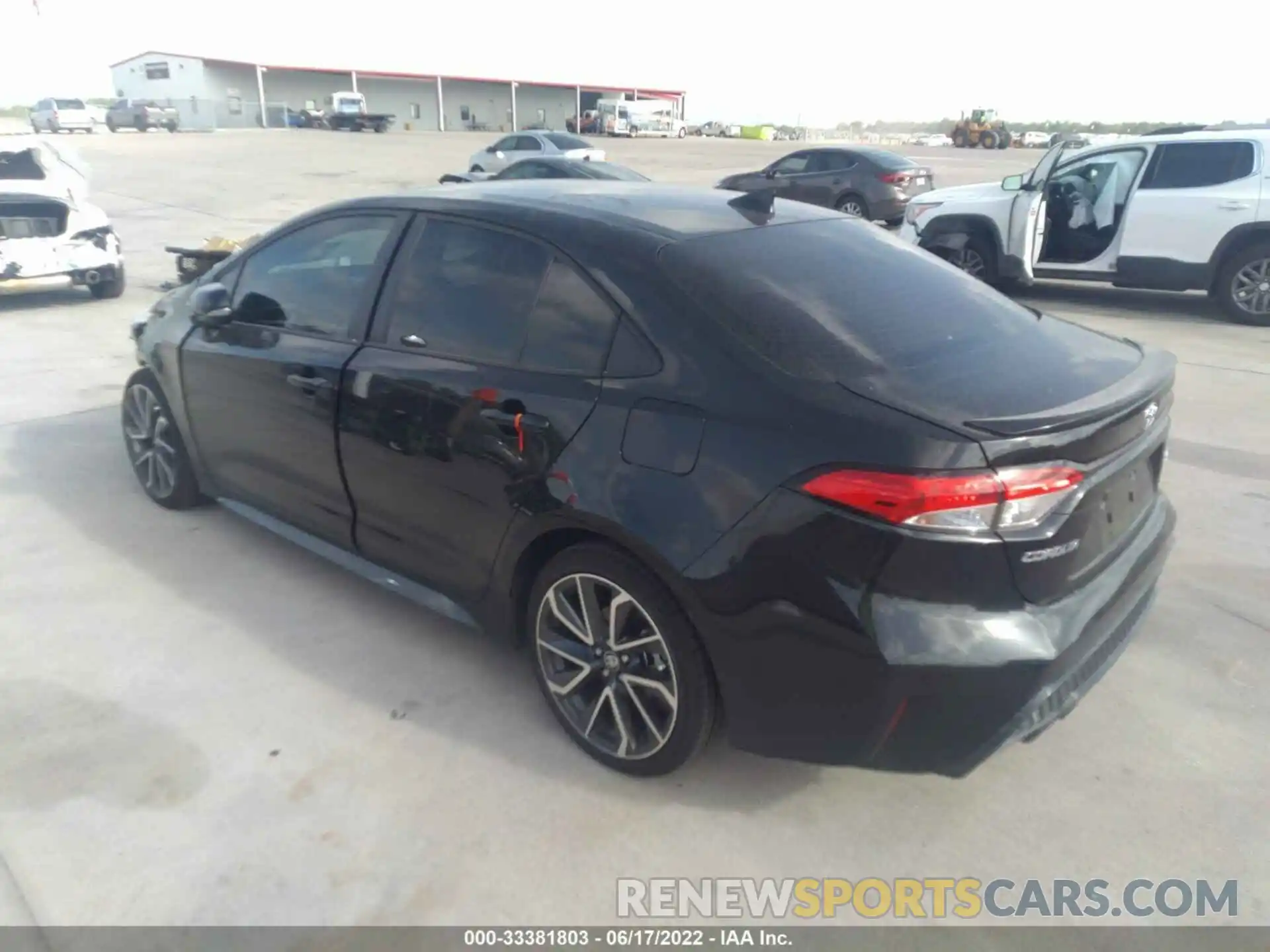 3 Photograph of a damaged car JTDS4MCEXNJ093168 TOYOTA COROLLA 2022