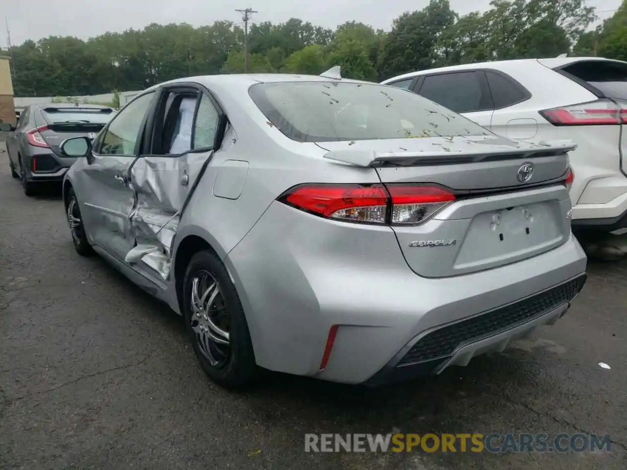 3 Photograph of a damaged car JTDS4MCEXNJ097012 TOYOTA COROLLA 2022