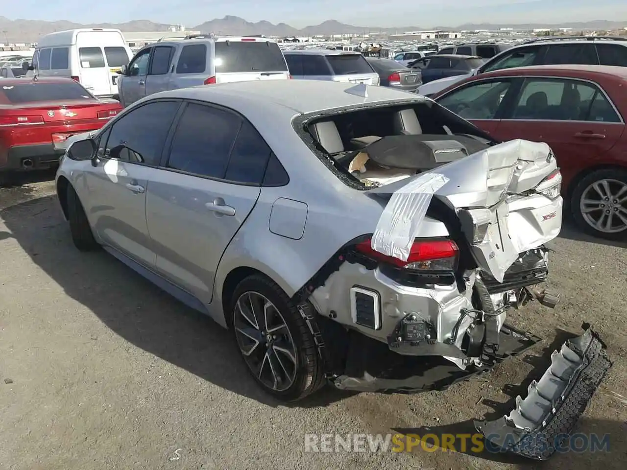 3 Photograph of a damaged car JTDT4MCE1NJ085349 TOYOTA COROLLA 2022