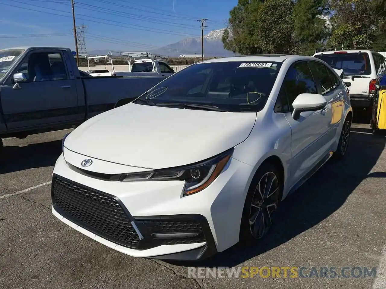 2 Photograph of a damaged car JTDT4MCE1NJ088414 TOYOTA COROLLA 2022