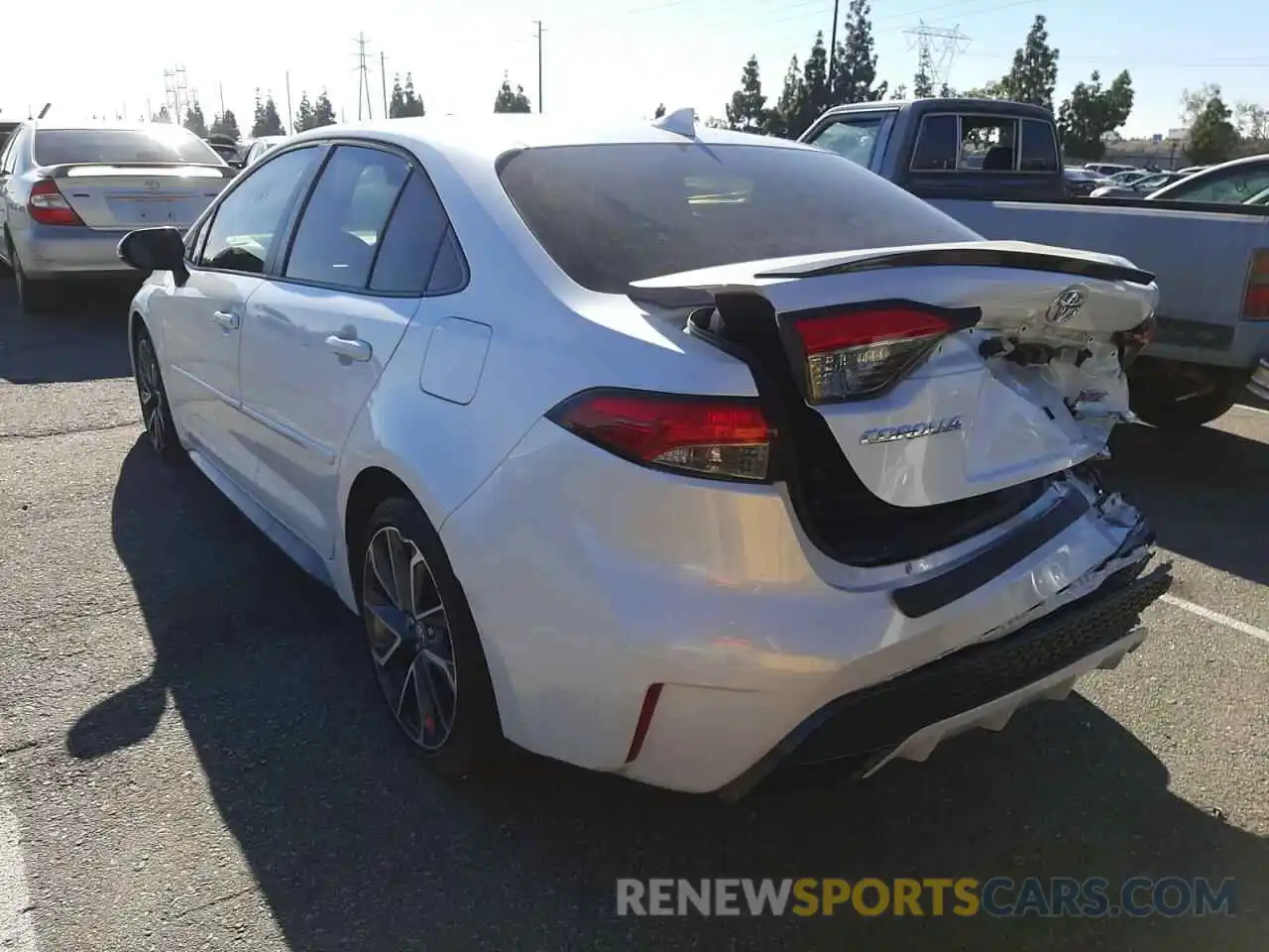 3 Photograph of a damaged car JTDT4MCE1NJ088414 TOYOTA COROLLA 2022