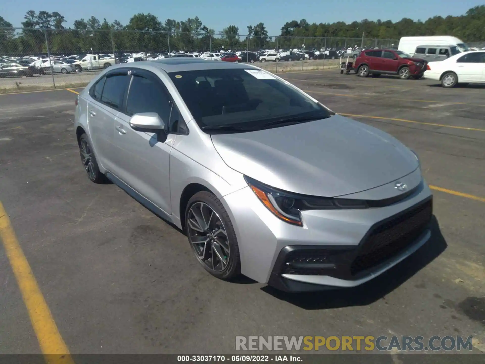 1 Photograph of a damaged car JTDT4MCE2NJ093816 TOYOTA COROLLA 2022