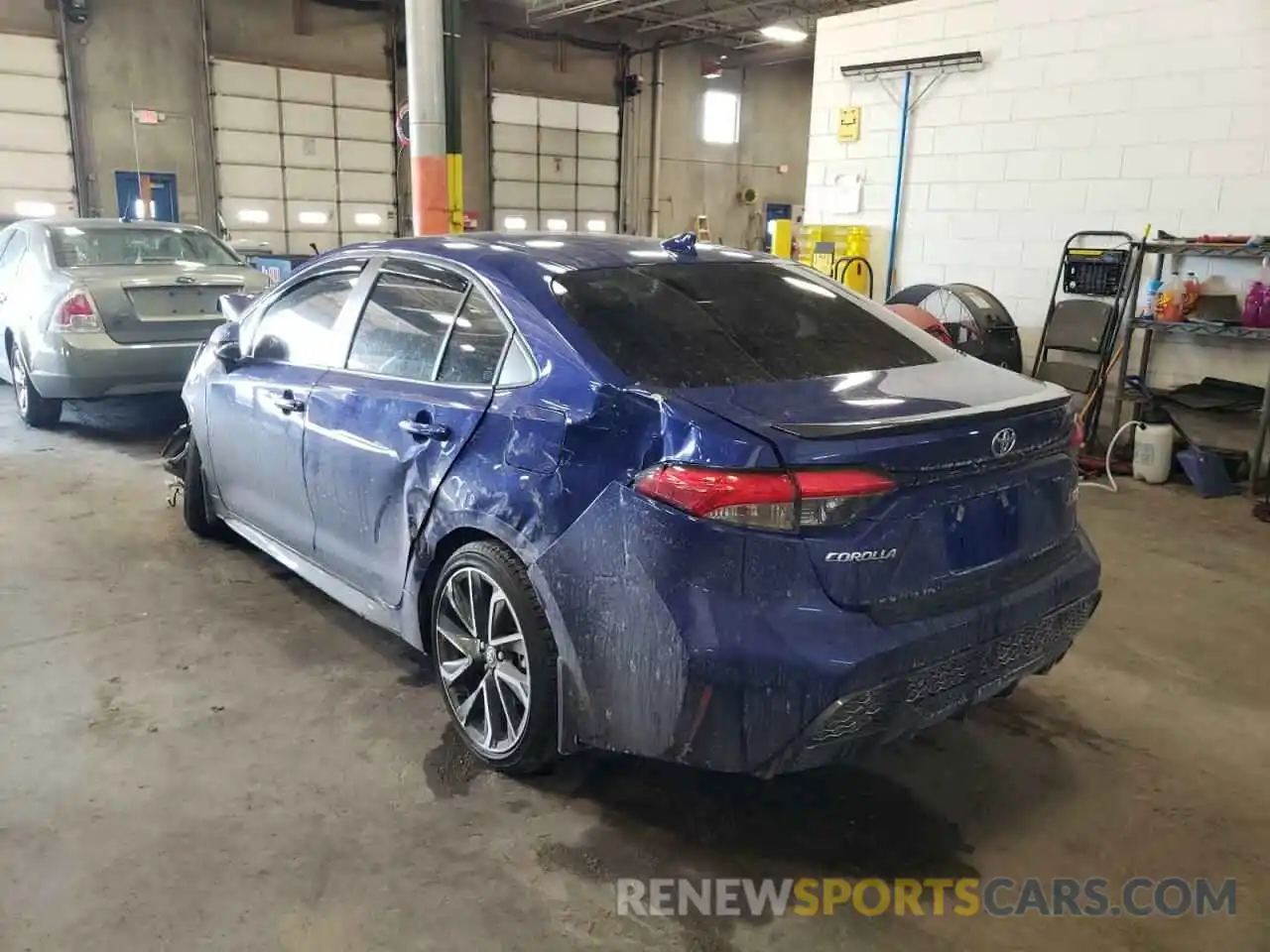 3 Photograph of a damaged car JTDT4MCE3NJ084980 TOYOTA COROLLA 2022