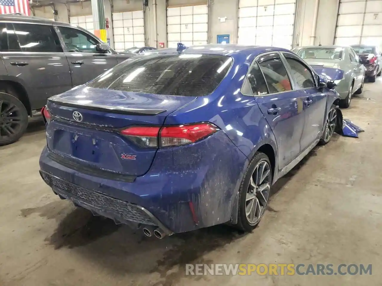 4 Photograph of a damaged car JTDT4MCE3NJ084980 TOYOTA COROLLA 2022