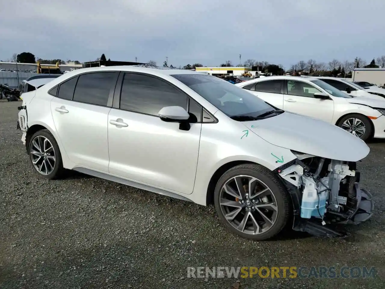 4 Photograph of a damaged car JTDT4MCE5N3513461 TOYOTA COROLLA 2022