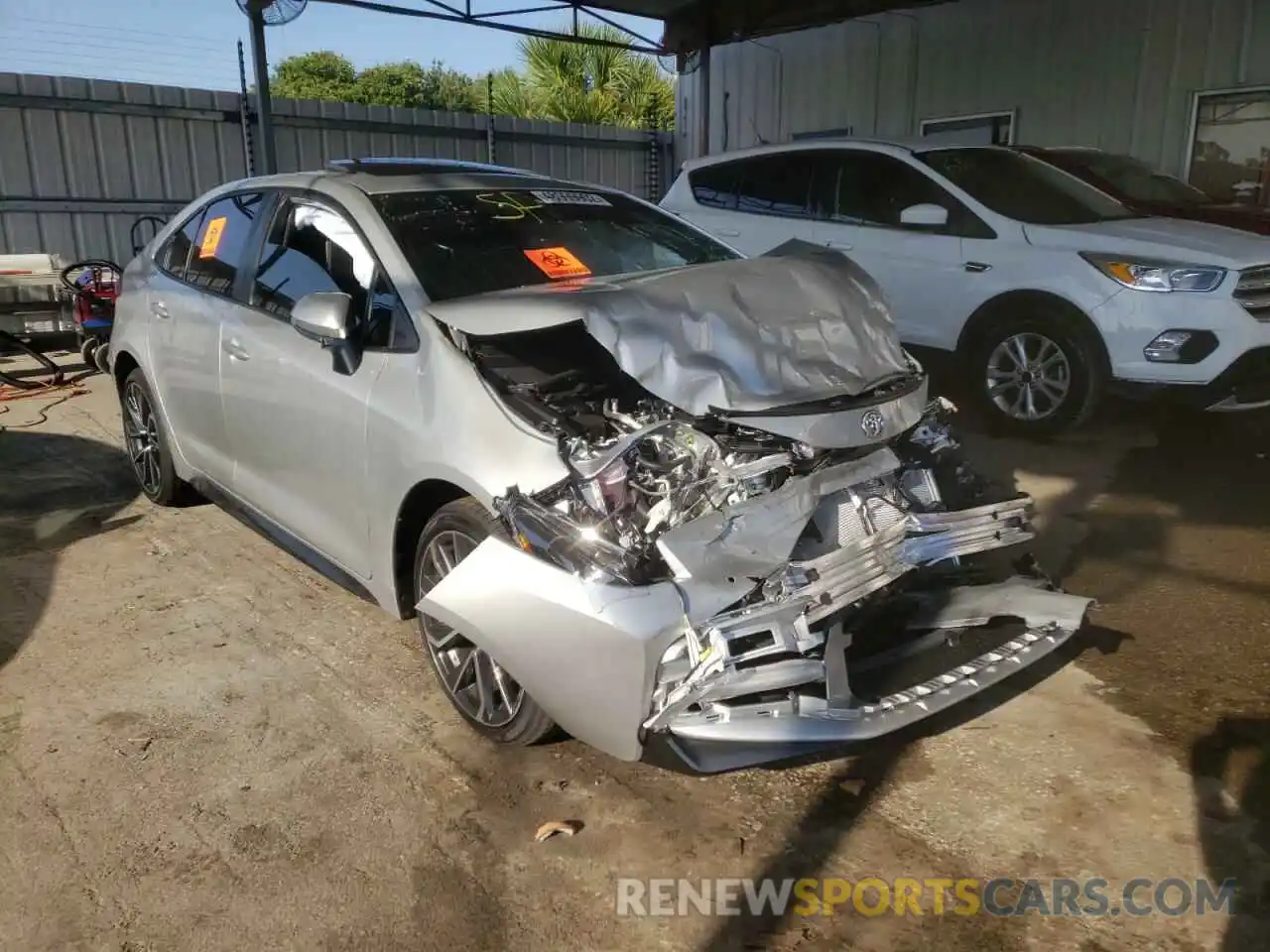 1 Photograph of a damaged car JTDT4MCE8NJ096865 TOYOTA COROLLA 2022