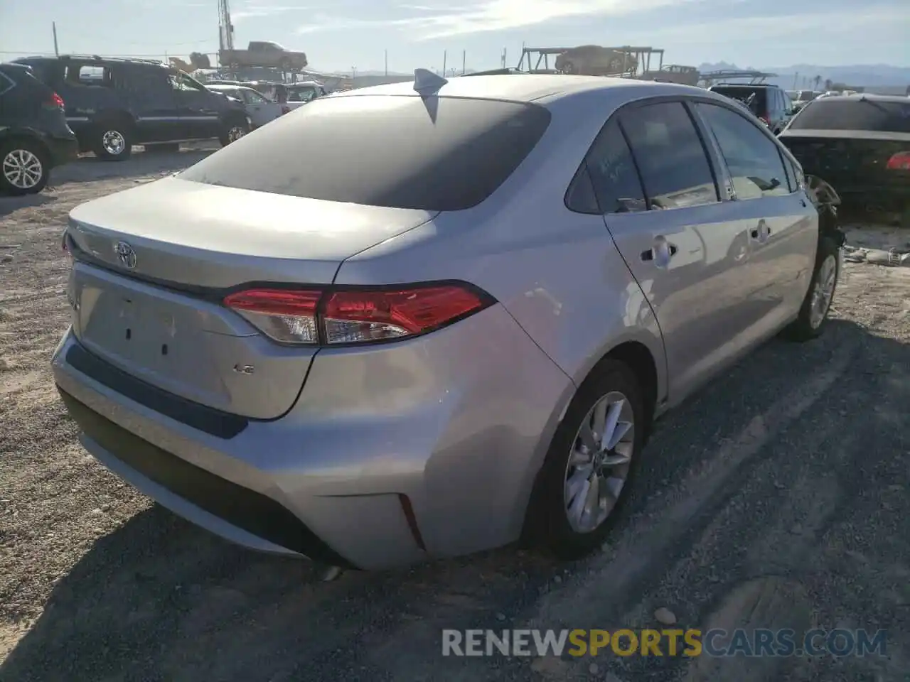 4 Photograph of a damaged car JTDVPMAE1NJ190766 TOYOTA COROLLA 2022