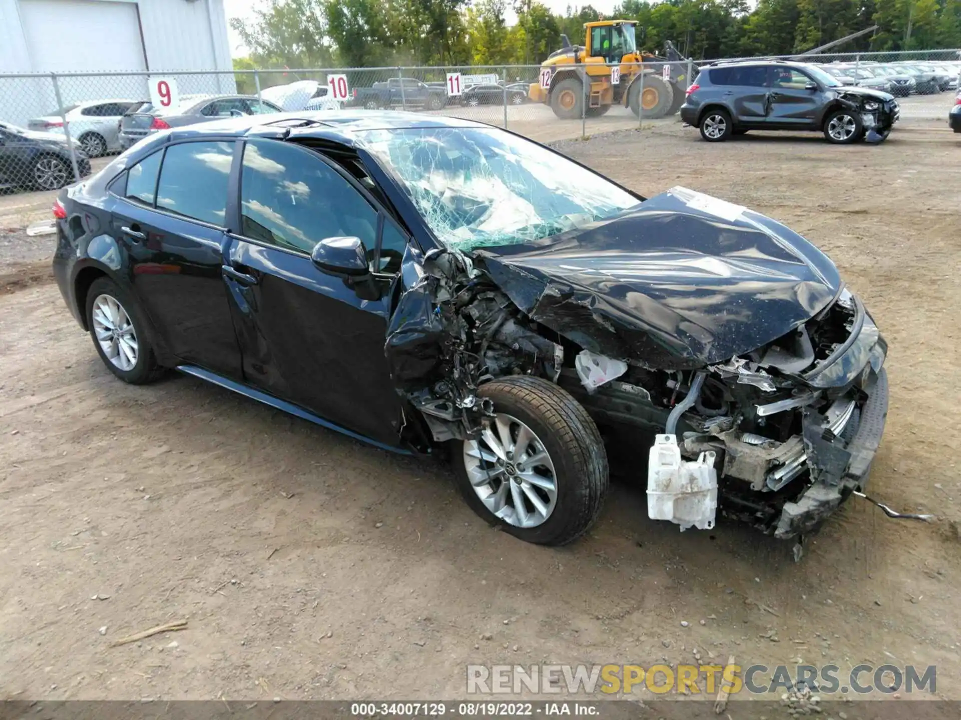 1 Photograph of a damaged car JTDVPMAE1NJ202849 TOYOTA COROLLA 2022