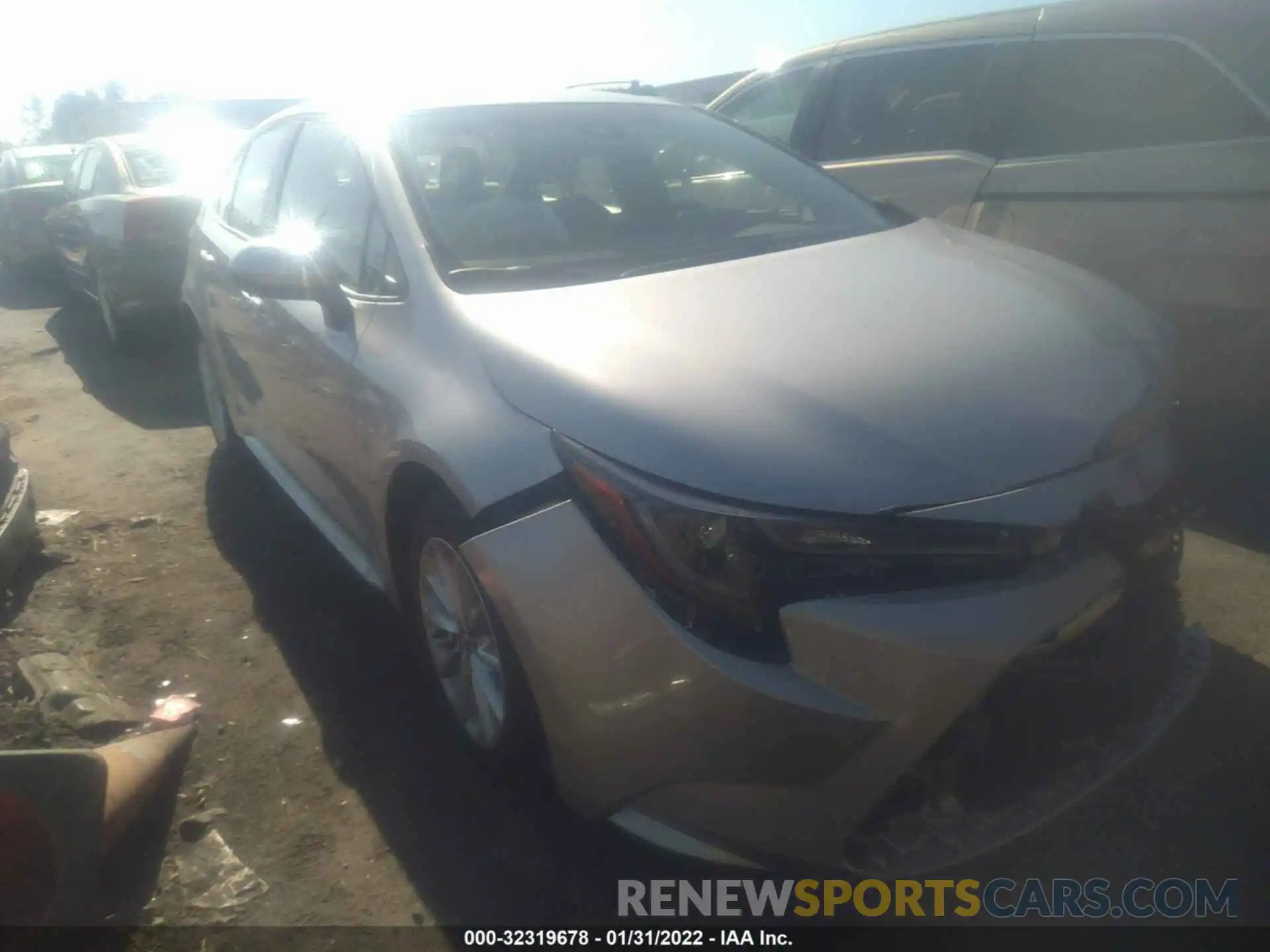 1 Photograph of a damaged car JTDVPMAE2N3002597 TOYOTA COROLLA 2022