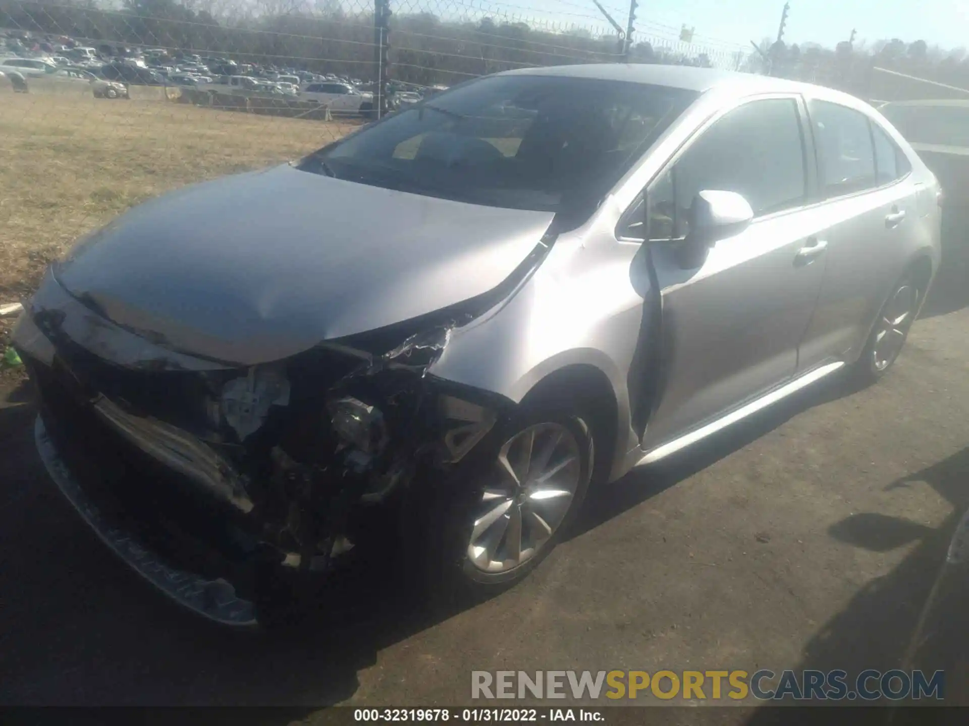 2 Photograph of a damaged car JTDVPMAE2N3002597 TOYOTA COROLLA 2022